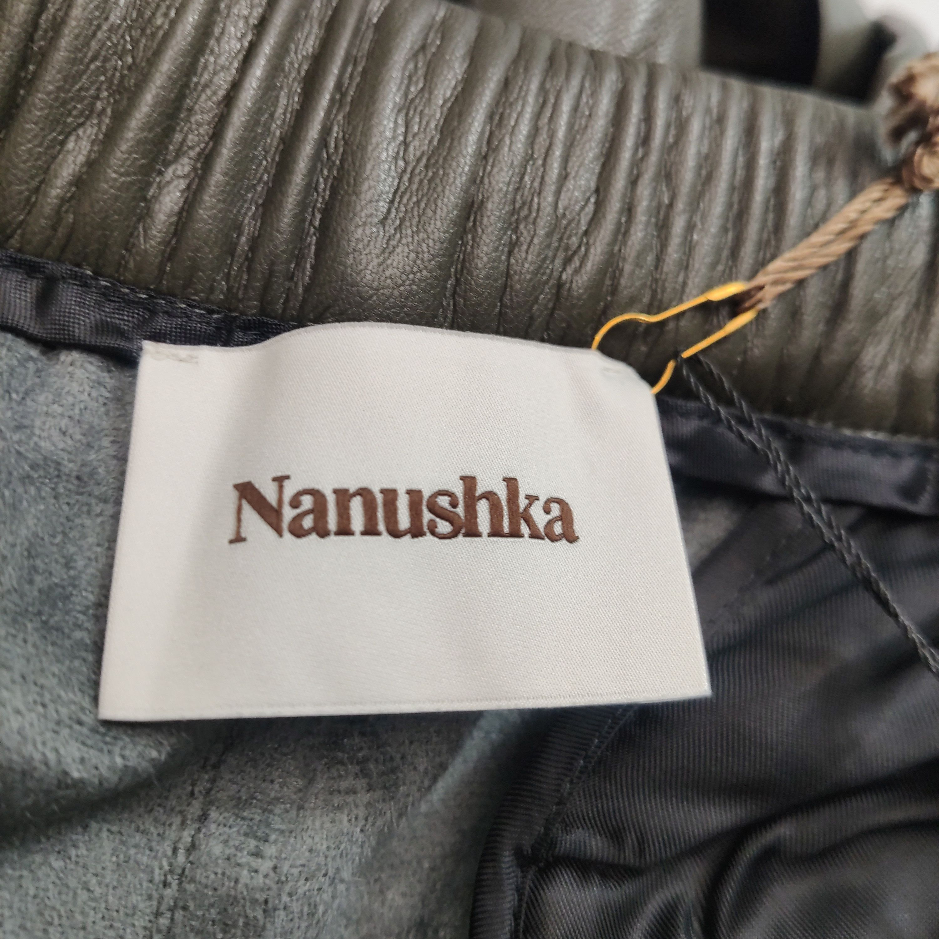 Nanushka Nanushka Black Vegan Leather Cargo Pants L Size US 34 / EU 50 - 4 Thumbnail