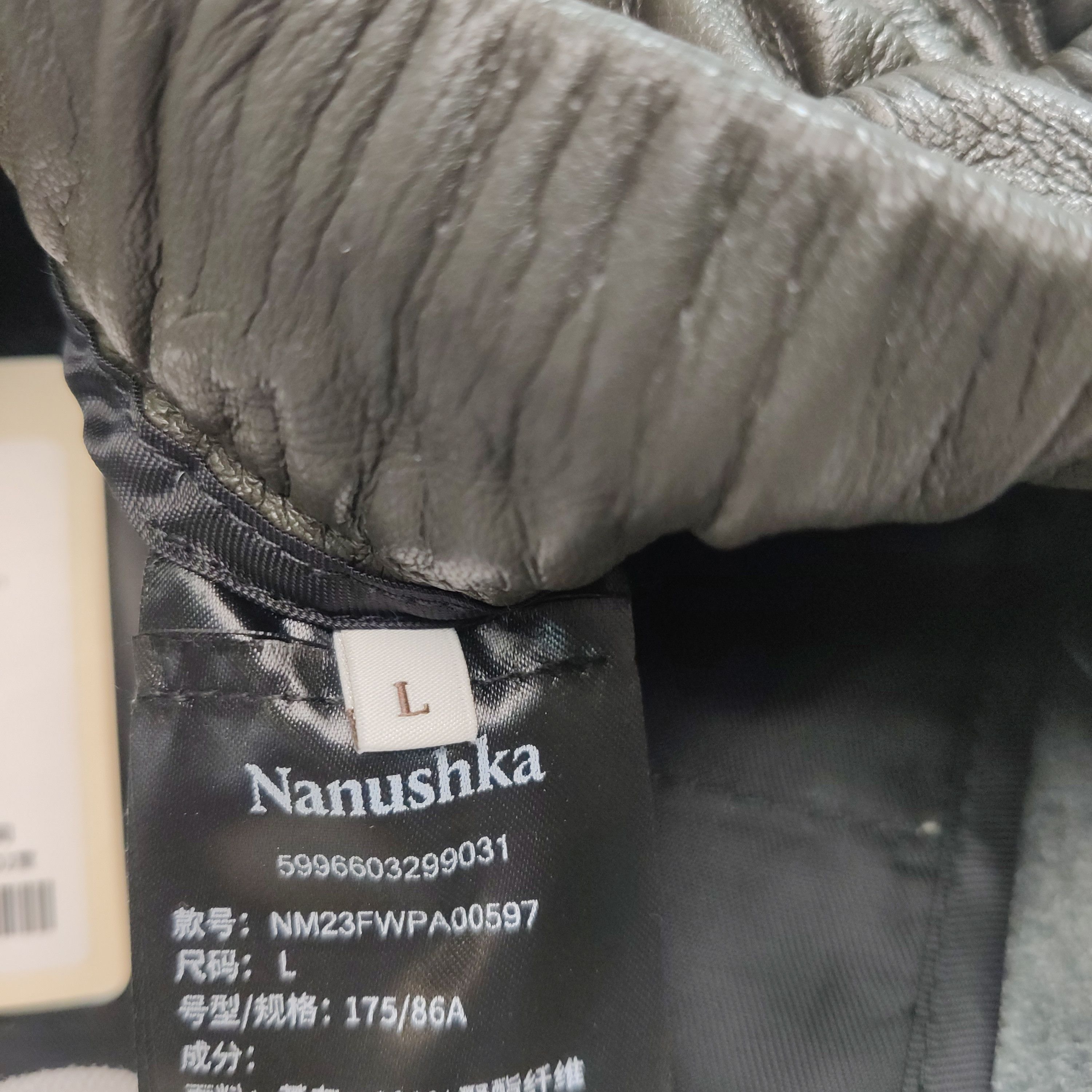 Nanushka Nanushka Black Vegan Leather Cargo Pants L Size US 34 / EU 50 - 5 Thumbnail