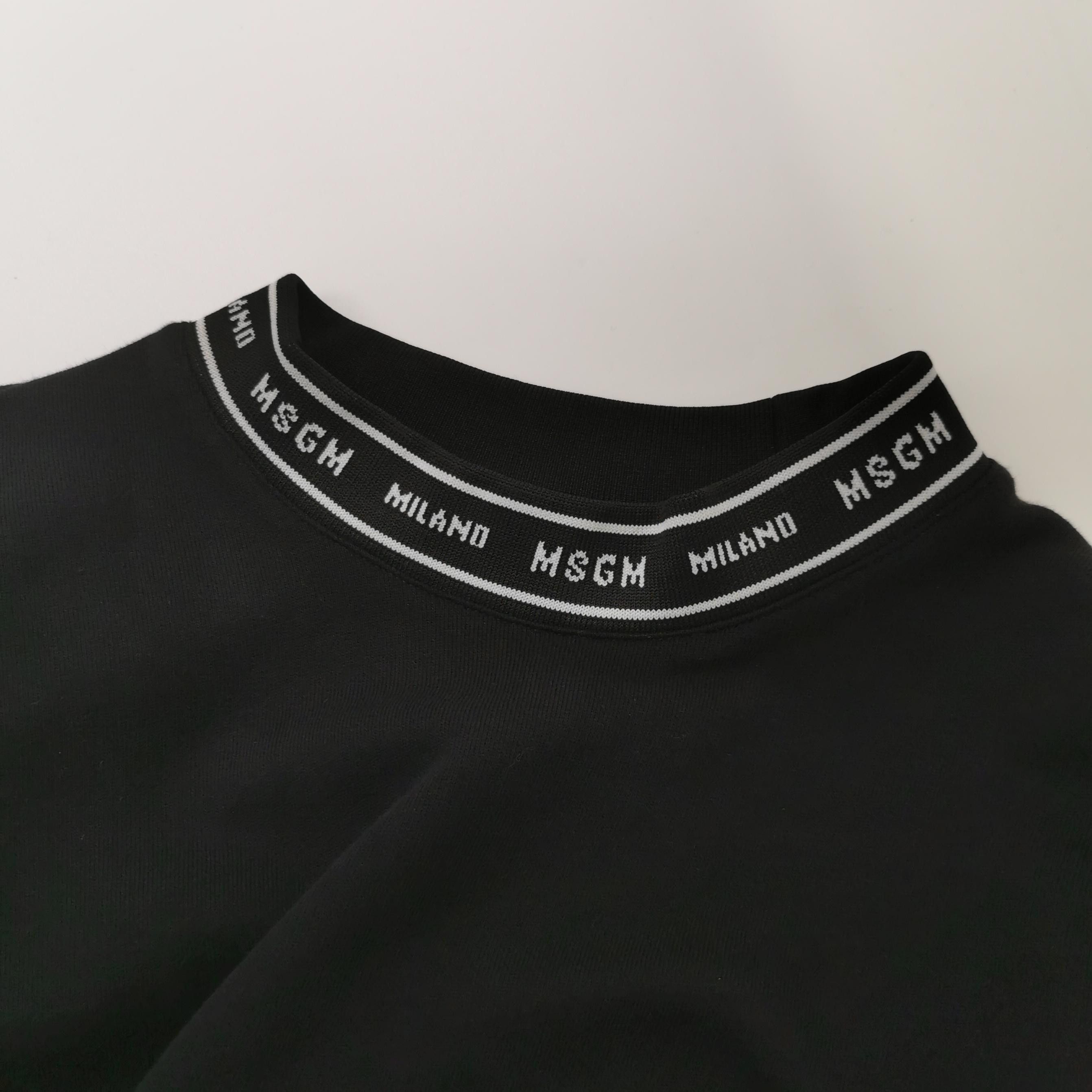 MSGM MSGM Logo Neck Sweatshirt M Size M / US 6-8 / IT 42-44 - 3 Thumbnail