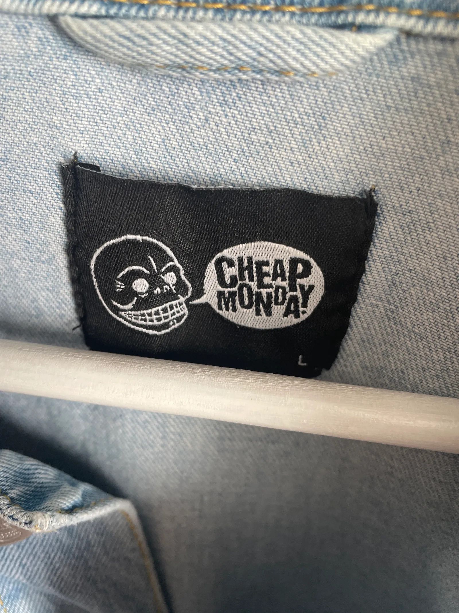Cheap Monday Cheap Monday Tobia jeans jacket 0230129 Jacket Size L / US 10 / IT 46 - 2 Thumbnail