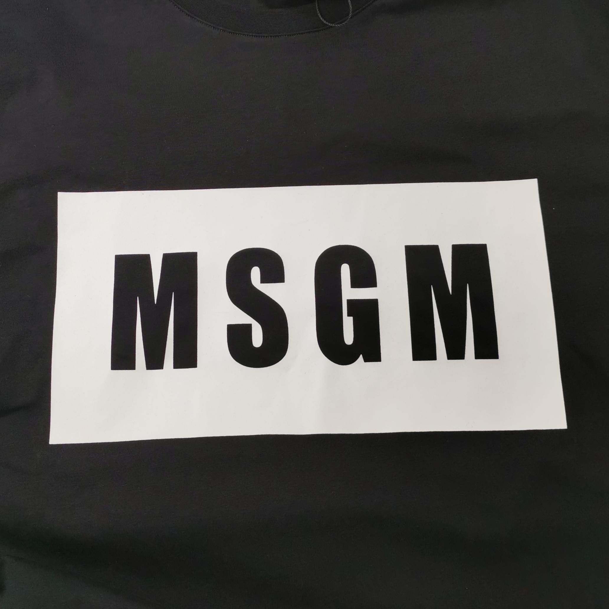 MSGM MSGM Box Logo T-Shirt Size L Size US L / EU 52-54 / 3 - 3 Thumbnail