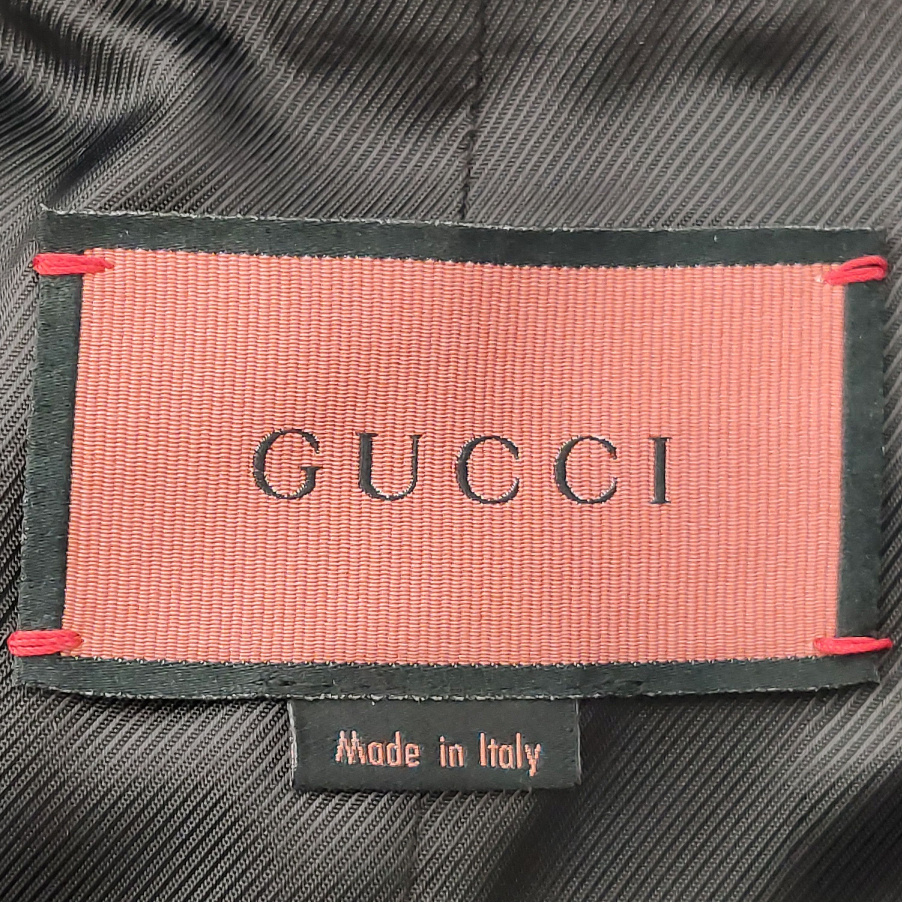 Gucci Gucci Wool Notch Lapel Long Coat 48 Size US M / EU 48-50 / 2 - 5 Thumbnail