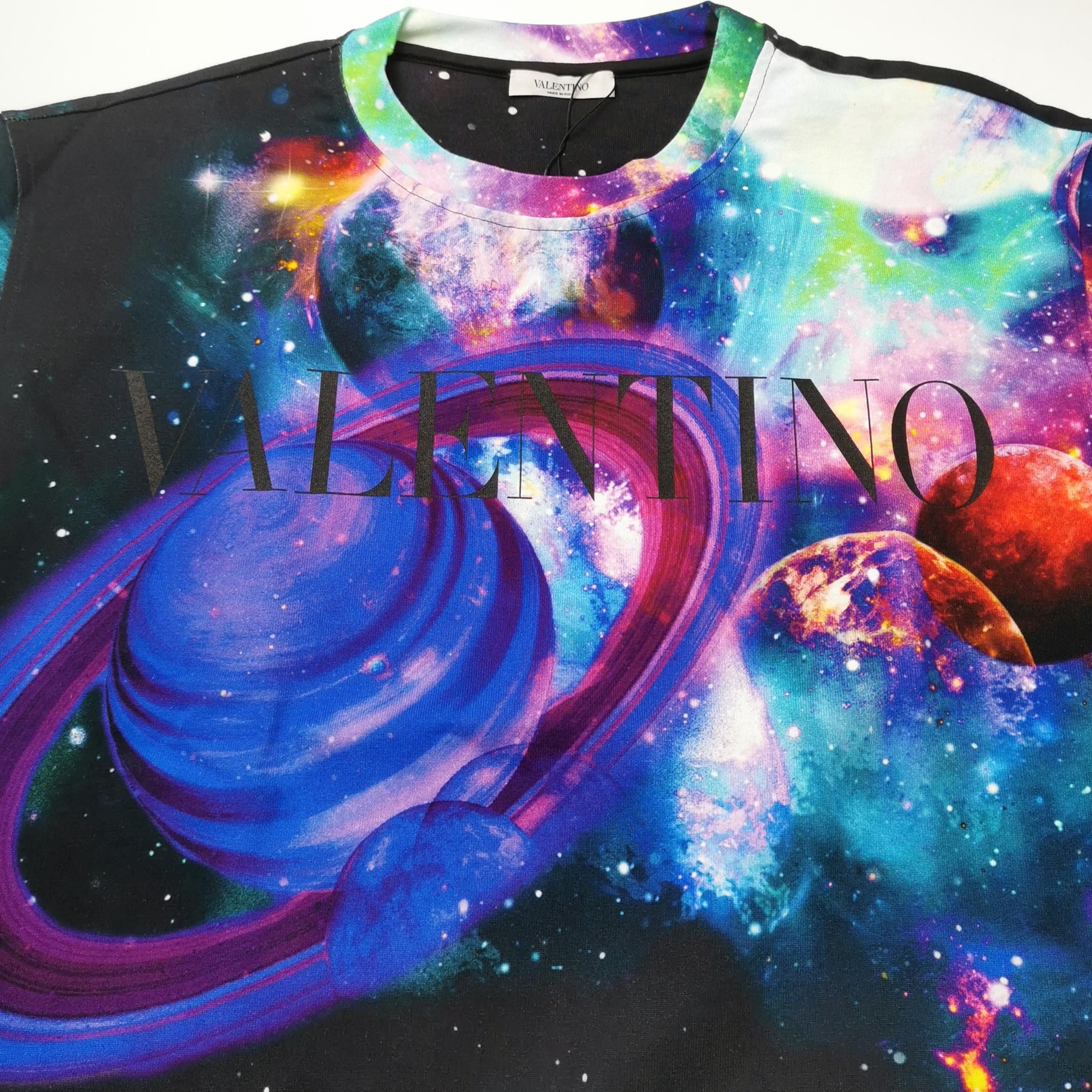 Valentino Valentino Galaxy Print Logo Sweatshirt Size M Size US M / EU 48-50 / 2 - 3 Thumbnail