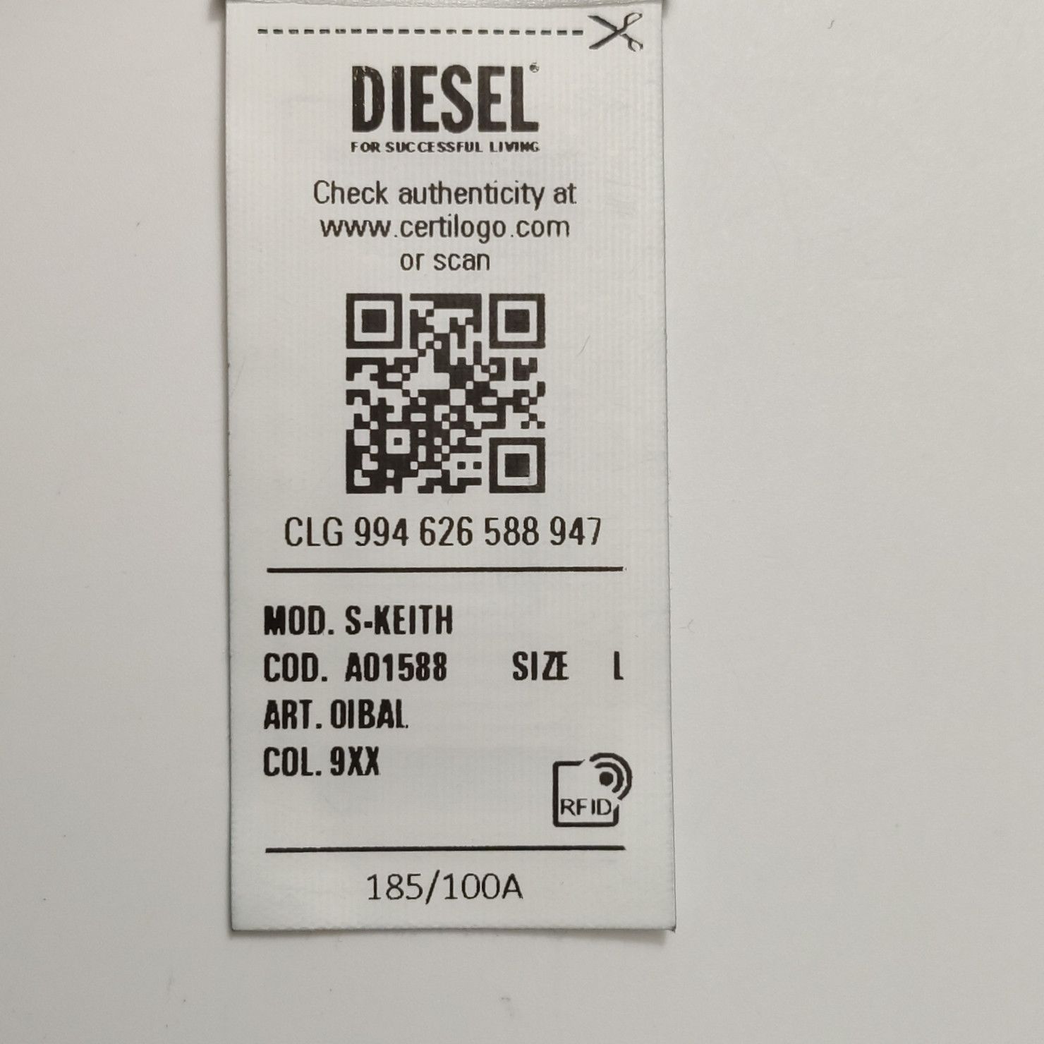 Diesel Diesel Gradient Metallic Check Shirt Size L Size US L / EU 52-54 / 3 - 7 Thumbnail