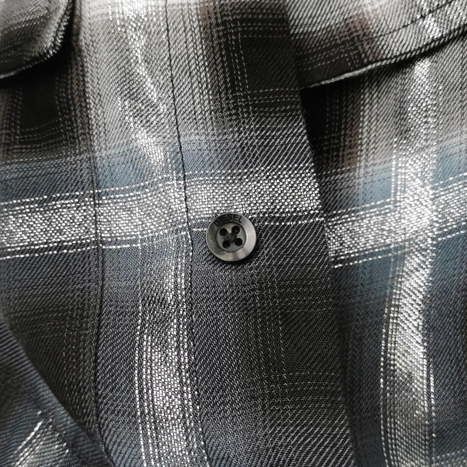 Diesel Diesel Gradient Metallic Check Shirt Size L Size US L / EU 52-54 / 3 - 3 Thumbnail