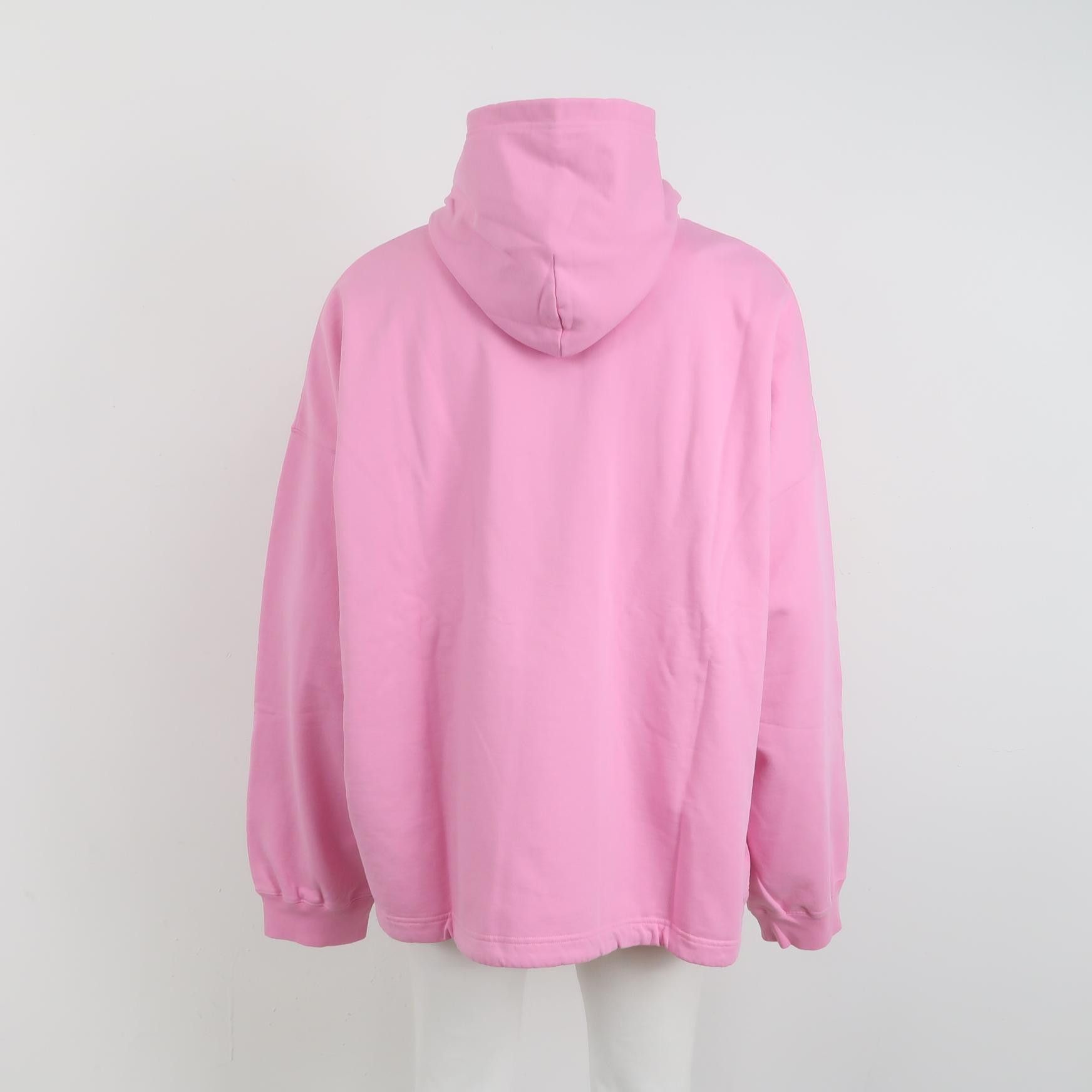 Balenciaga Balenciaga Pink Logo Embroidered Hoodie Size L Size US L / EU 52-54 / 3 - 2 Thumbnail