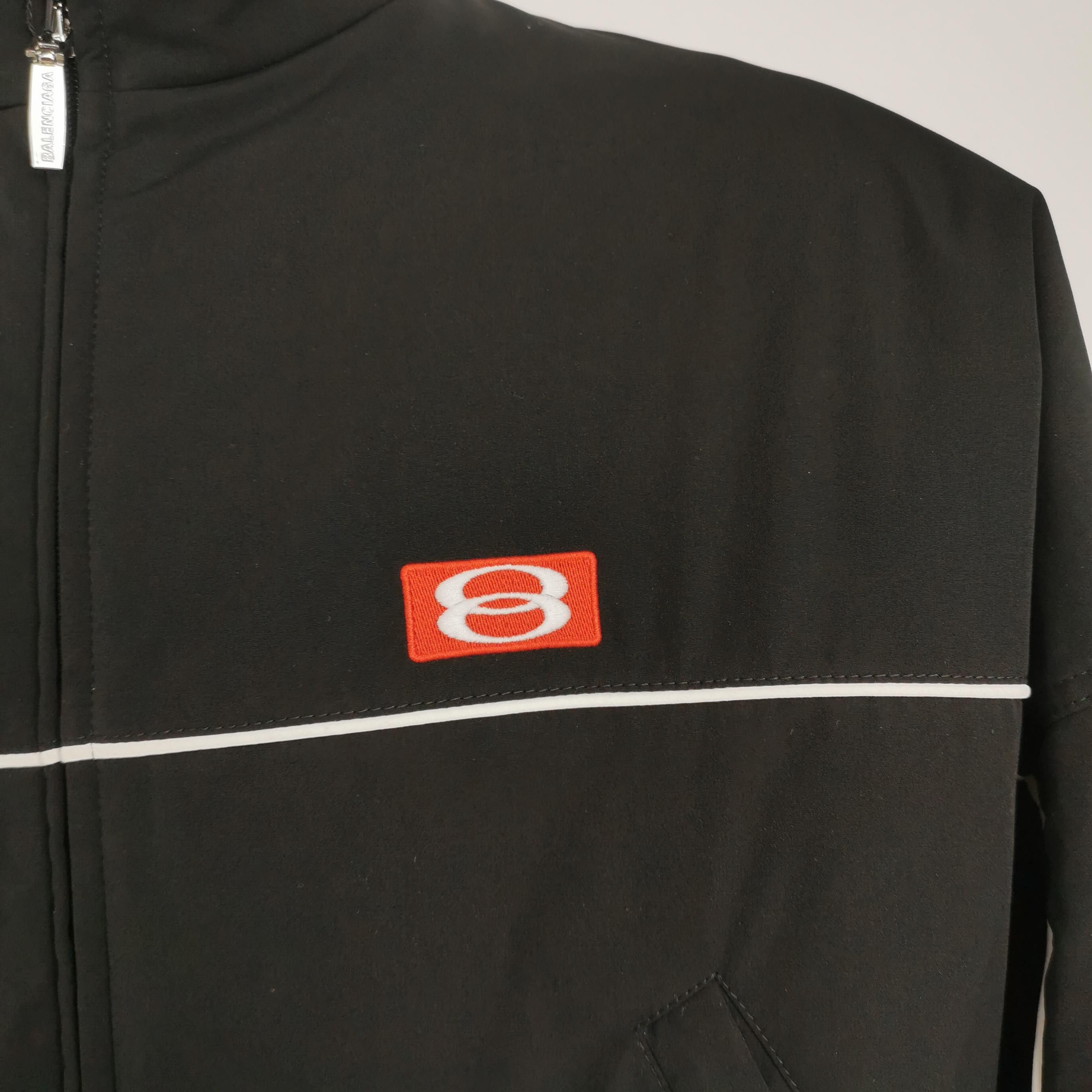 Balenciaga Balenciaga 8-Logo Zip Track Jacket Size 48 Size US M / EU 48-50 / 2 - 3 Thumbnail