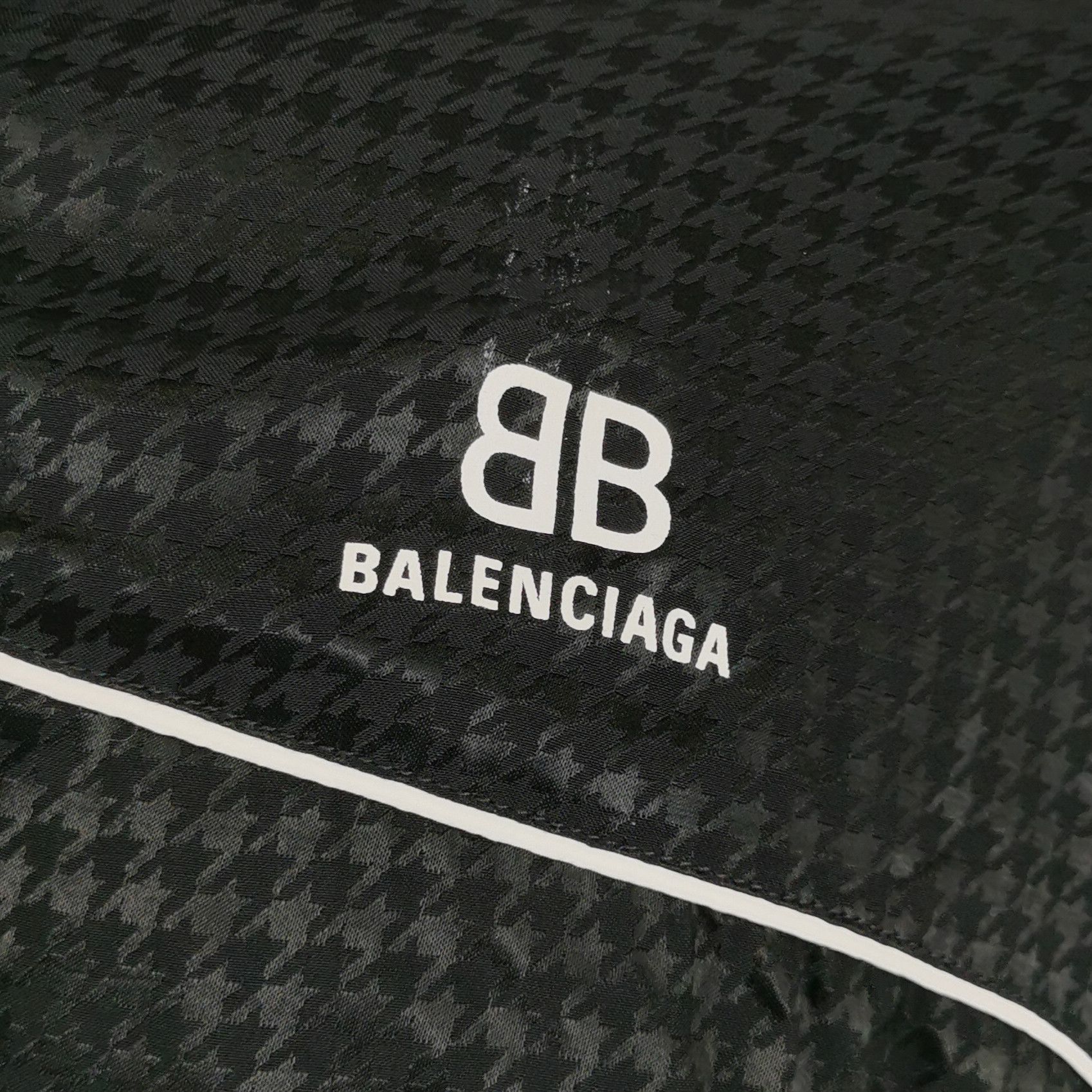 Balenciaga Balenciaga BB Logo Houndstooth Track Jacket XS Size US XS / EU 42 / 0 - 3 Thumbnail