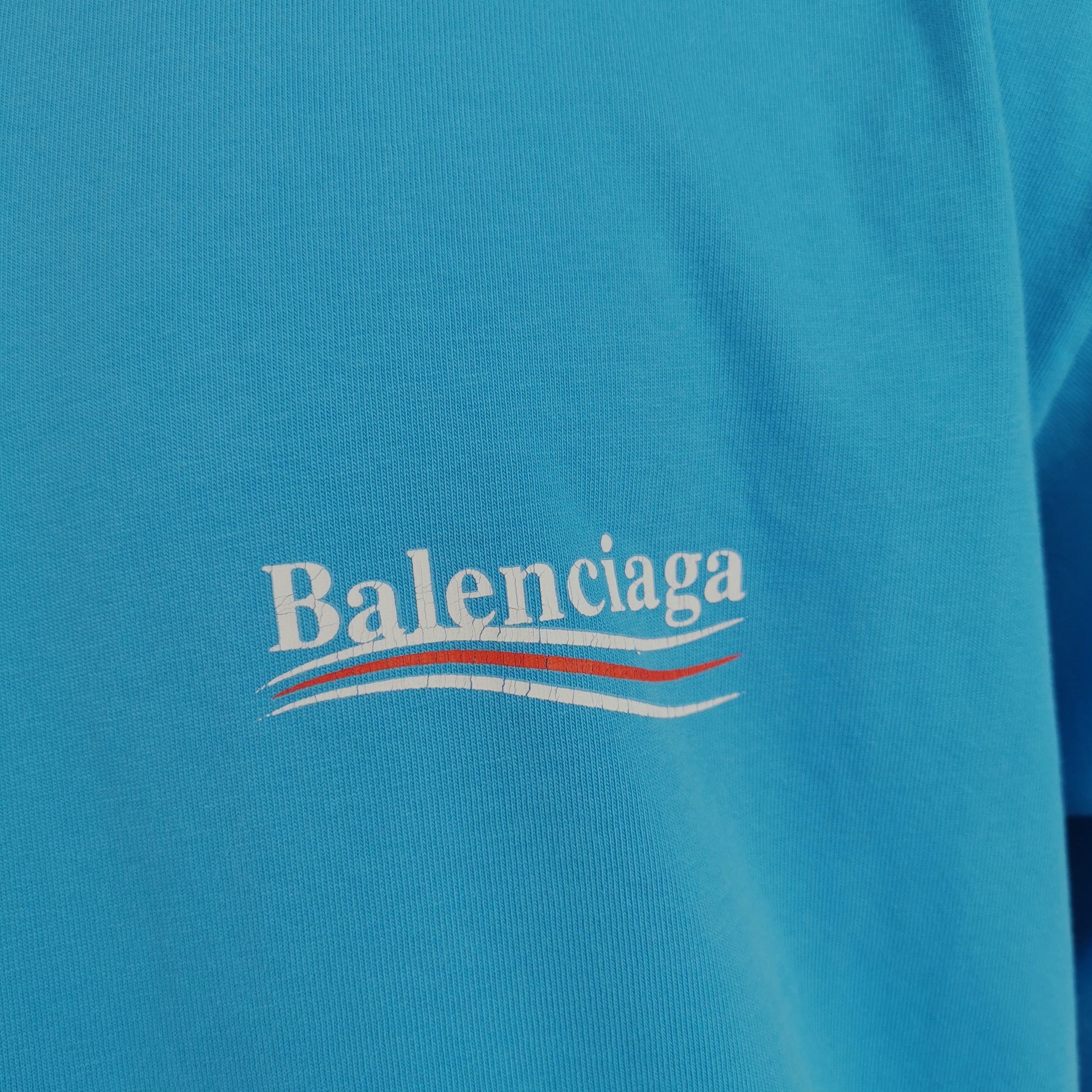 Balenciaga Balenciaga Political Campaign Logo T-Shirt S Size US S / EU 44-46 / 1 - 3 Thumbnail