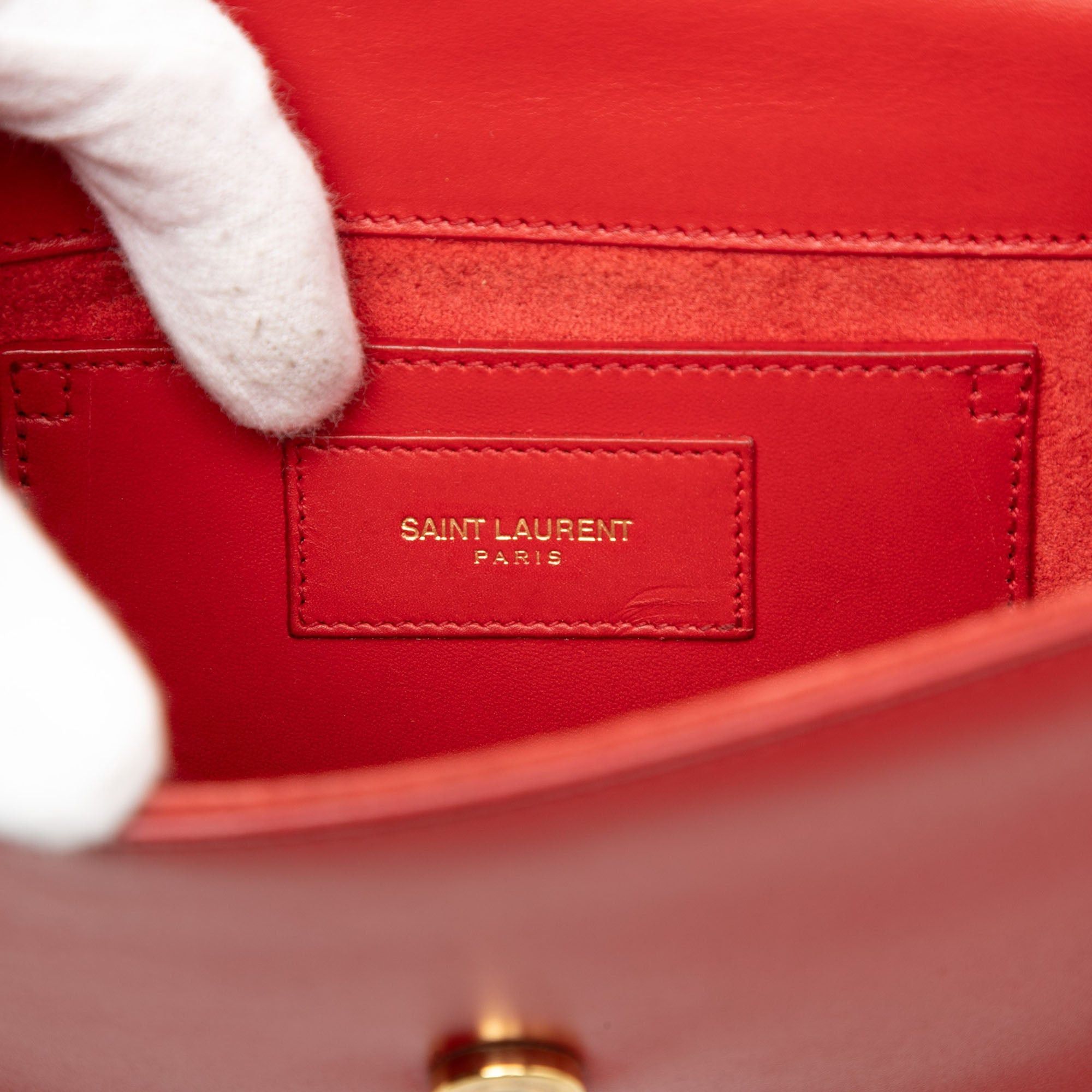 Saint Laurent Paris Small Smooth Calfskin Monogram Kate Tassel Crossbody Size ONE SIZE - 5 Thumbnail