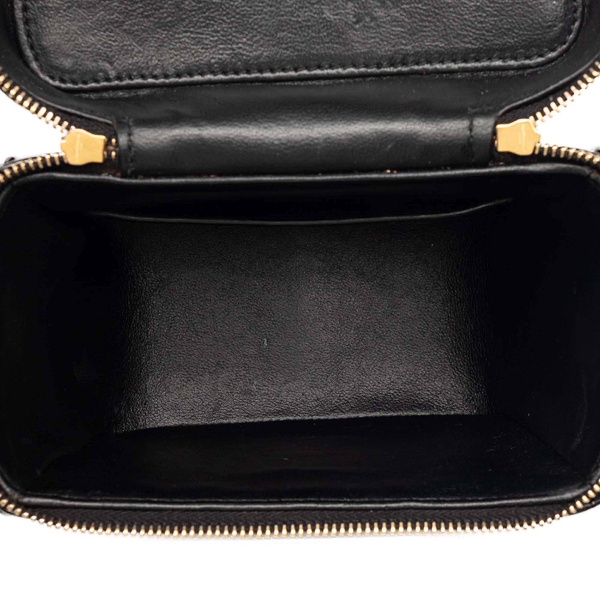 Saint Laurent Paris Matelasse Patent Monogram Vicky Vanity Bag Size ONE SIZE - 4 Thumbnail