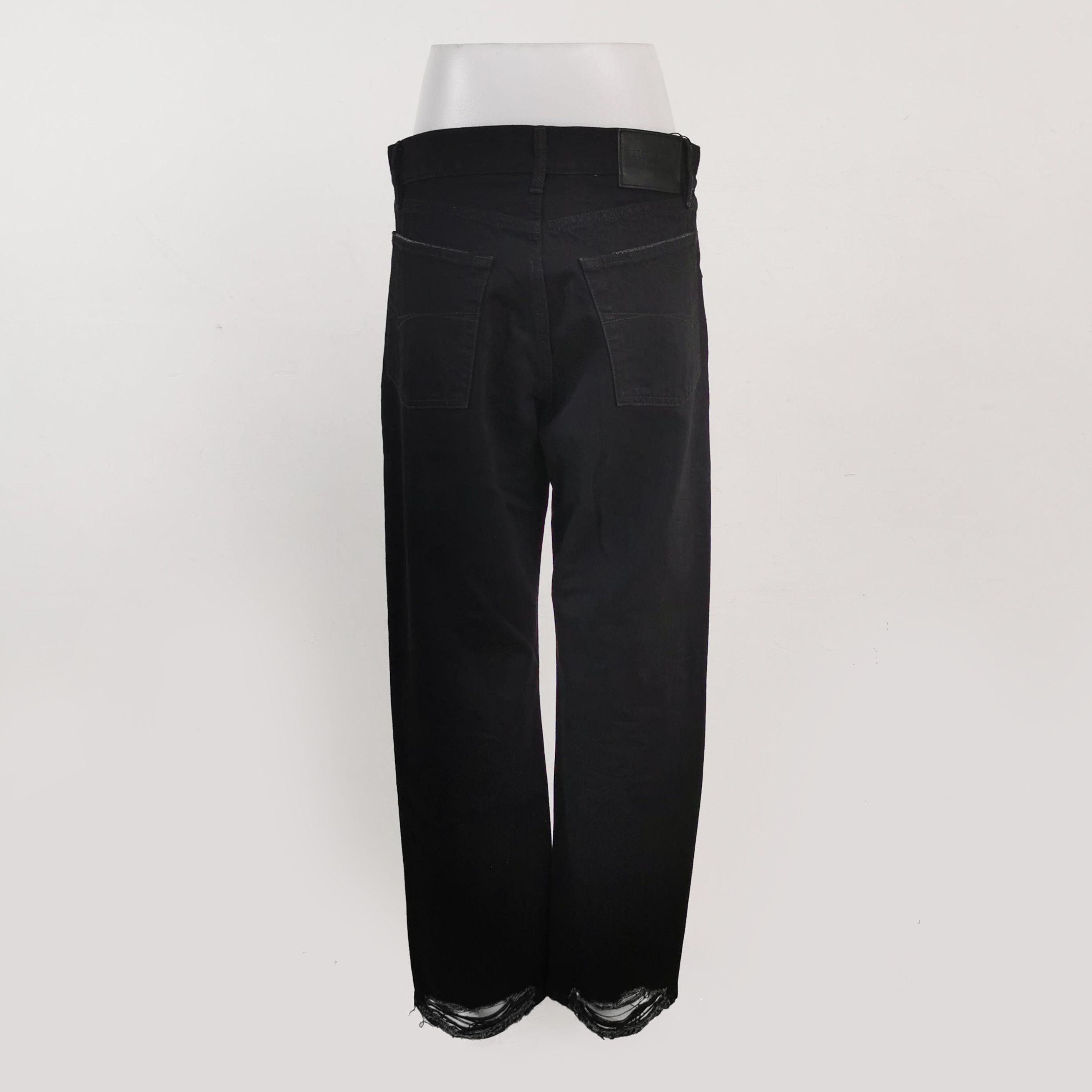 Balenciaga Balenciaga Distressed Frayed Hem Jeans 30 Size US 30 / EU 46 - 2 Thumbnail