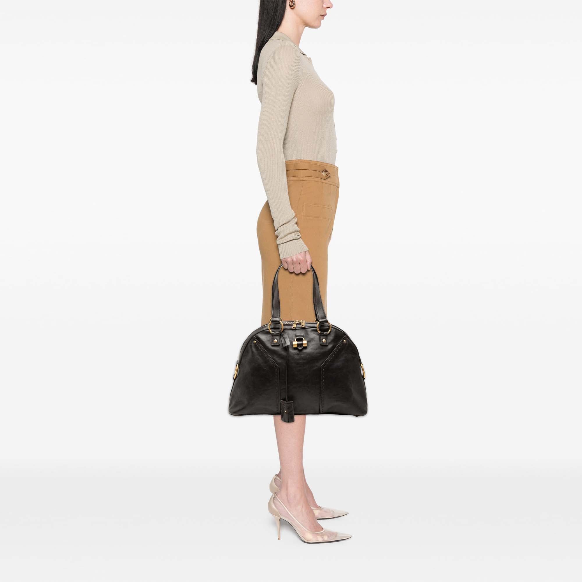 Saint Laurent Paris Medium Leather Muse Shoulder Bag Size ONE SIZE - 7 Thumbnail