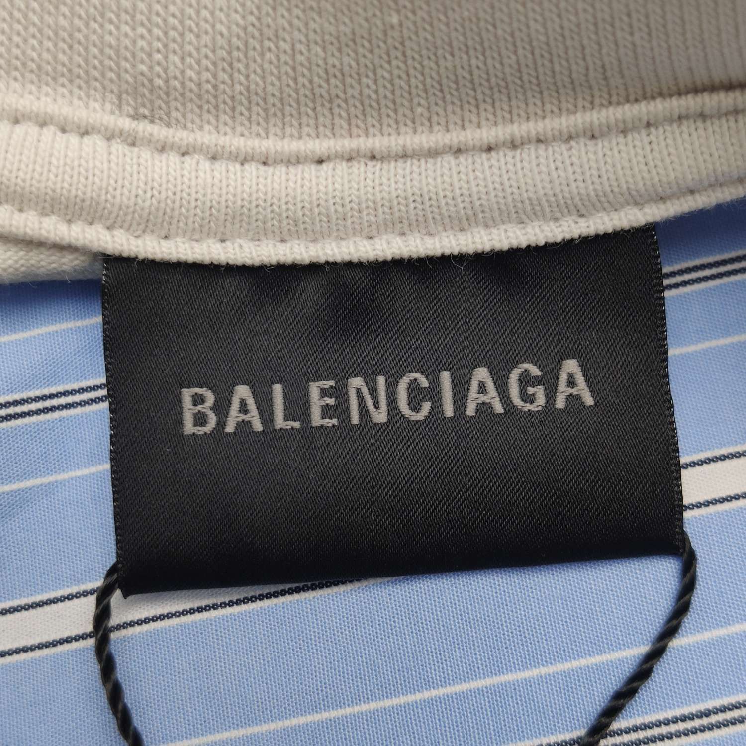 Balenciaga Balenciaga Striped Layered Sleeve Shirt 3 Size US L / EU 52-54 / 3 - 7 Thumbnail
