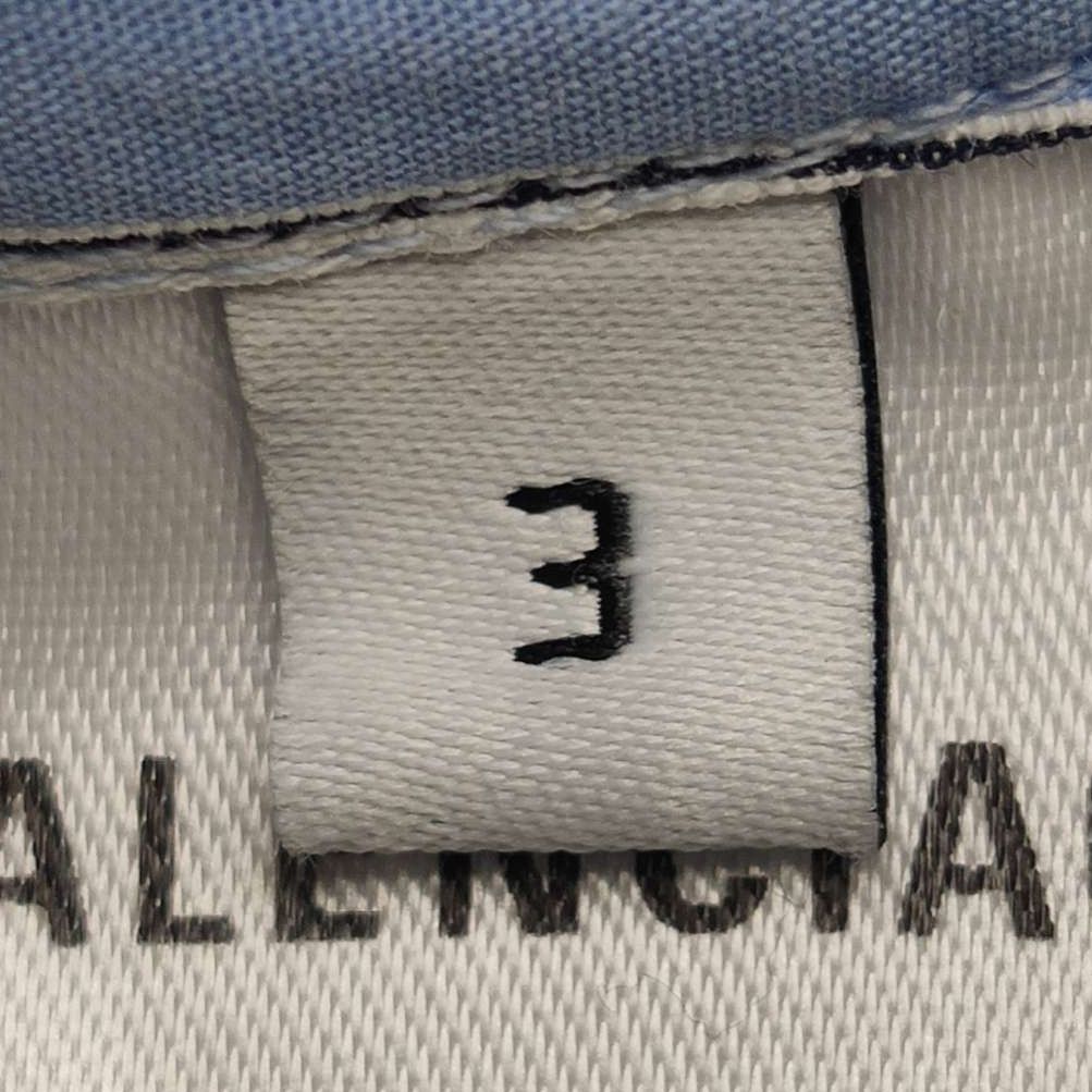 Balenciaga Balenciaga Striped Layered Sleeve Shirt 3 Size US L / EU 52-54 / 3 - 8 Thumbnail