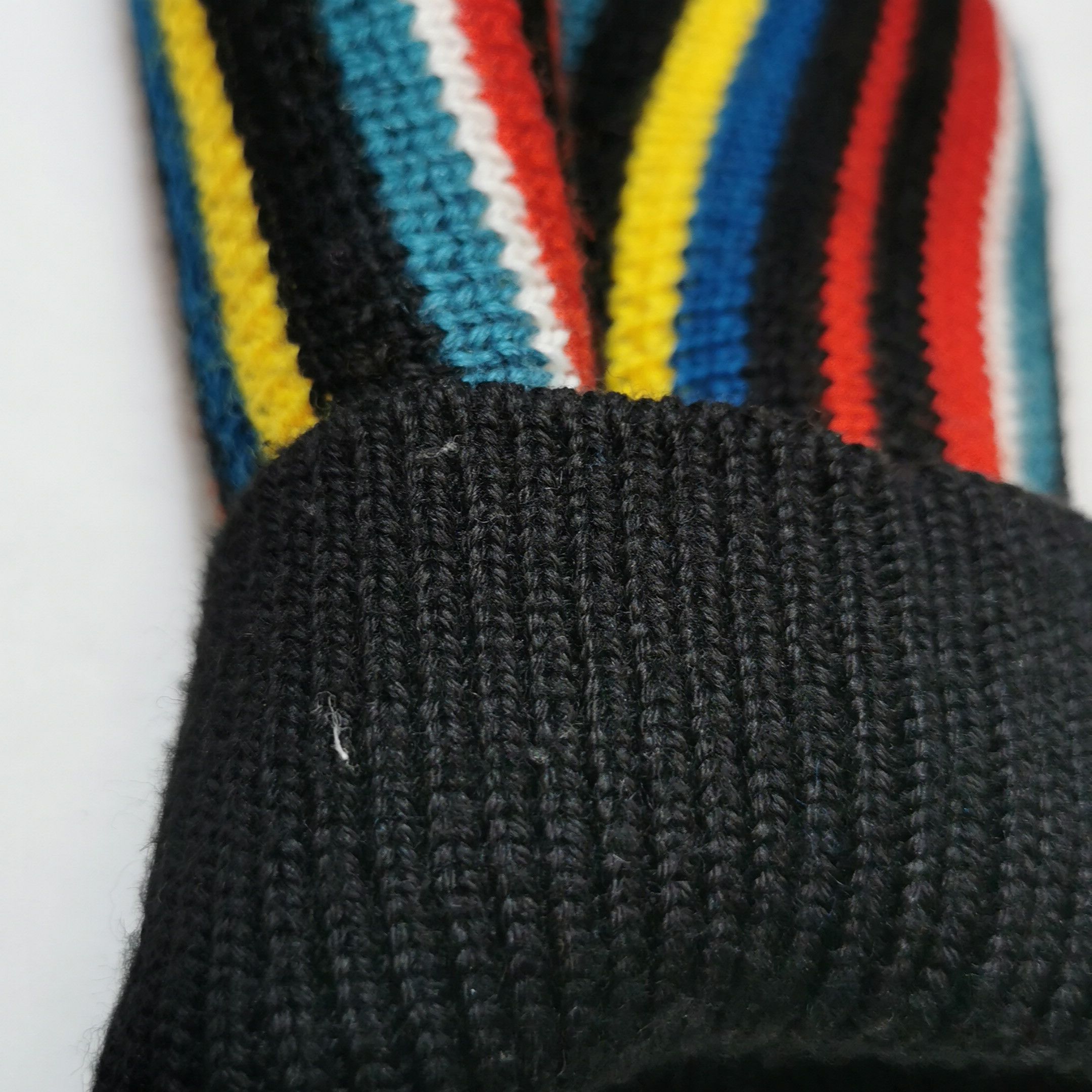 Balenciaga Balenciaga Multi Stripe Logo Knit Sweater XS Size US XS / EU 42 / 0 - 9 Thumbnail