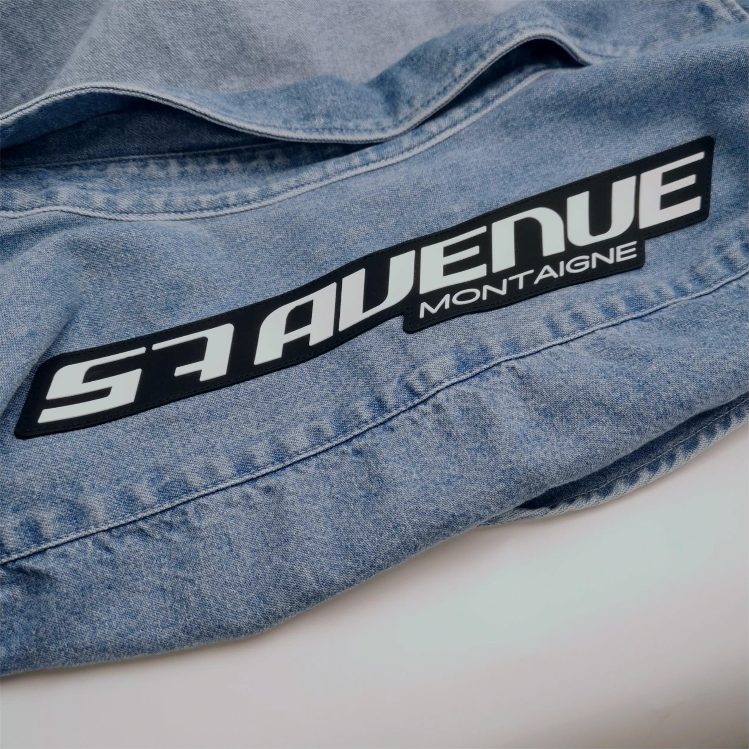Balenciaga Balenciaga Avenue Montaigne Logo Denim Shirt 38 Size US S / EU 44-46 / 1 - 3 Thumbnail
