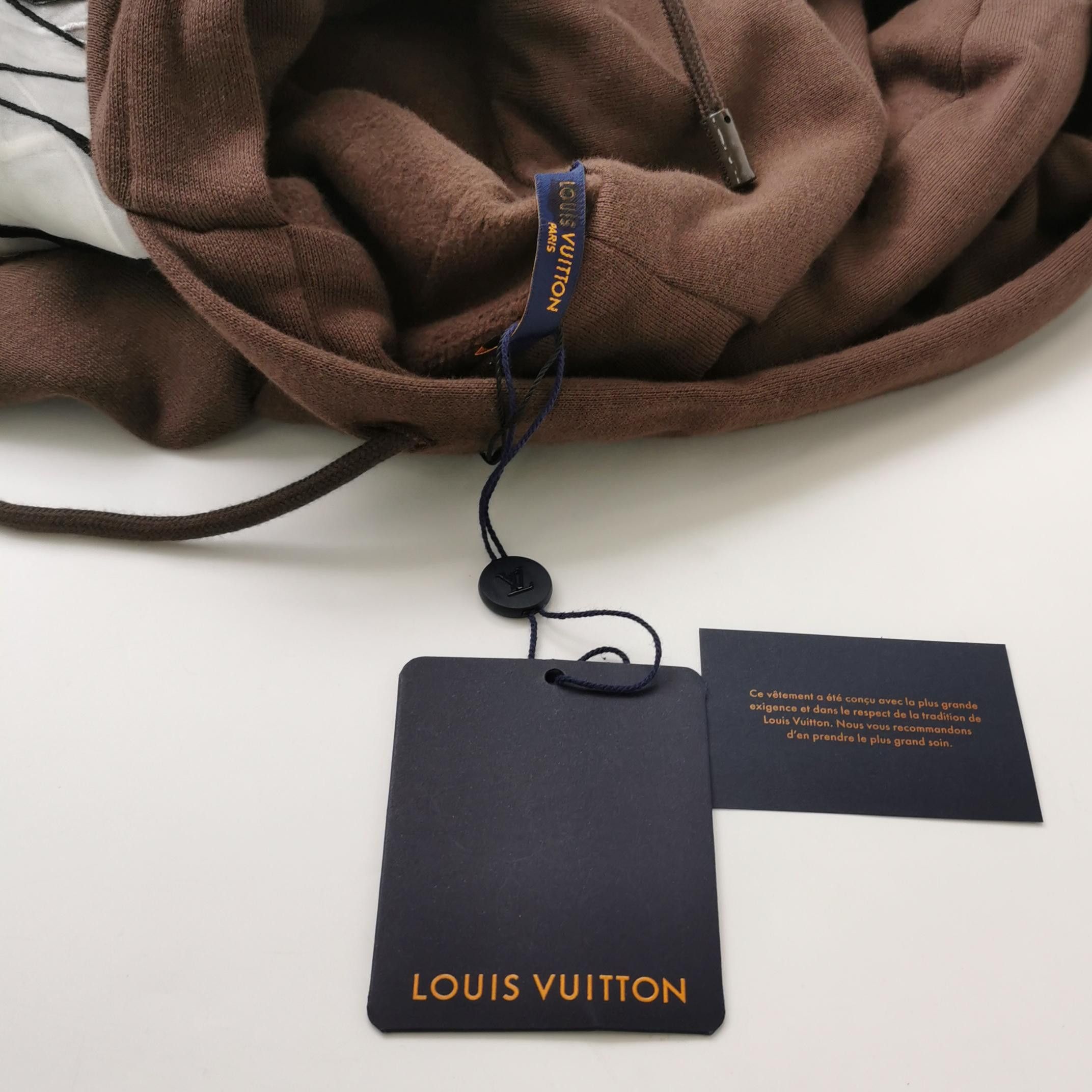 Louis Vuitton Louis Vuitton Wool Blend Logo Hoodie XL Size US XL / EU 56 / 4 - 4 Thumbnail