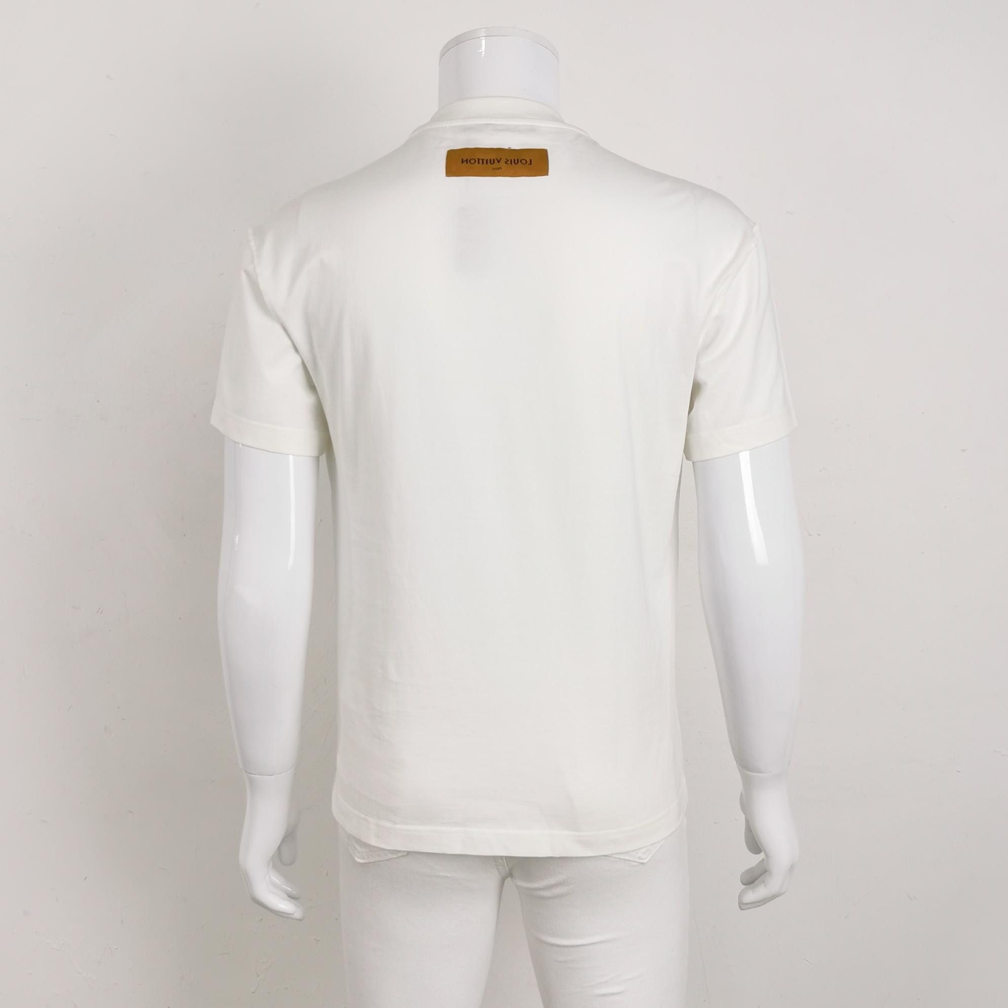 Louis Vuitton Louis Vuitton Graphic Logo Cotton T-Shirt XS Size US XS / EU 42 / 0 - 2 Thumbnail