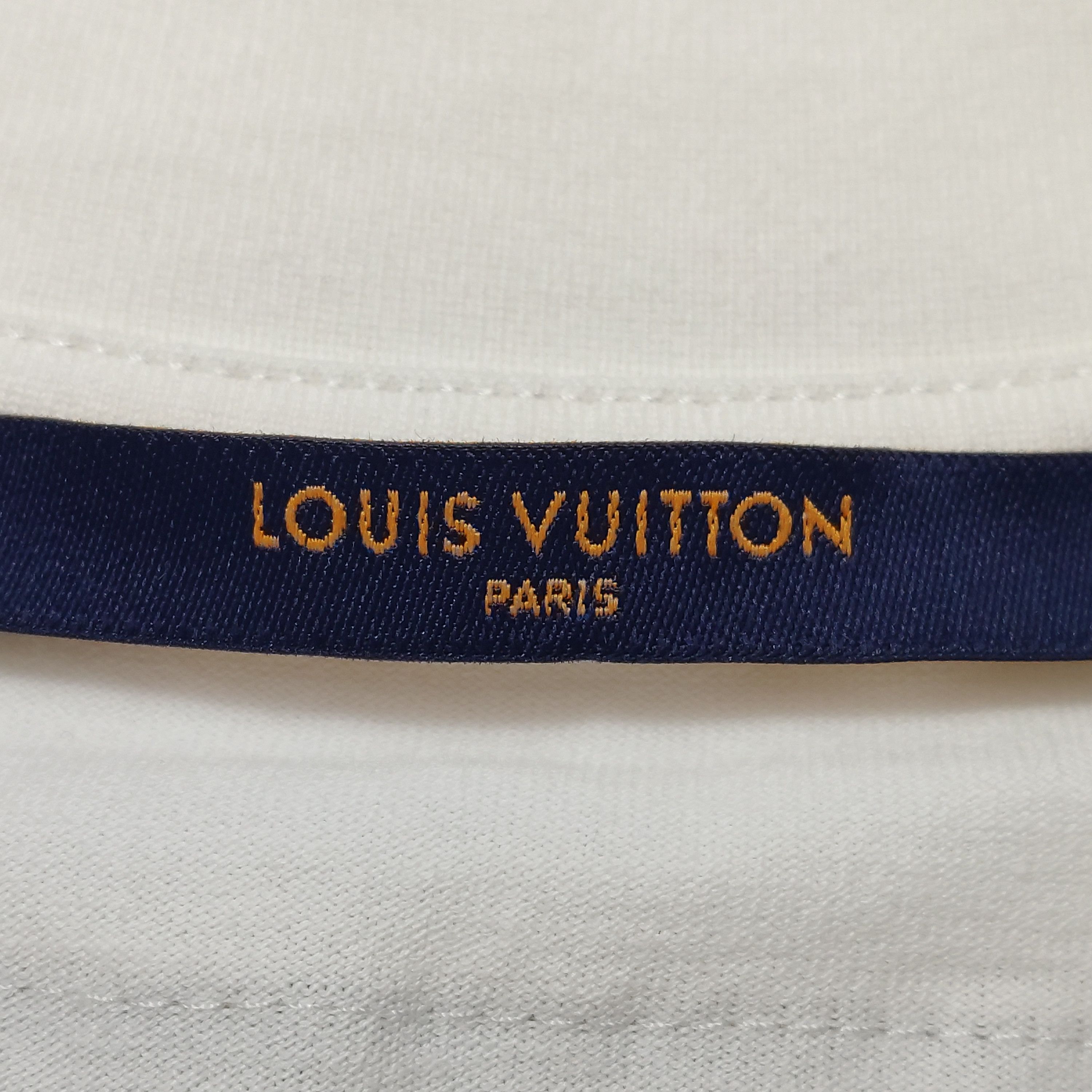 Louis Vuitton Louis Vuitton Graphic Logo Cotton T-Shirt XS Size US XS / EU 42 / 0 - 6 Thumbnail