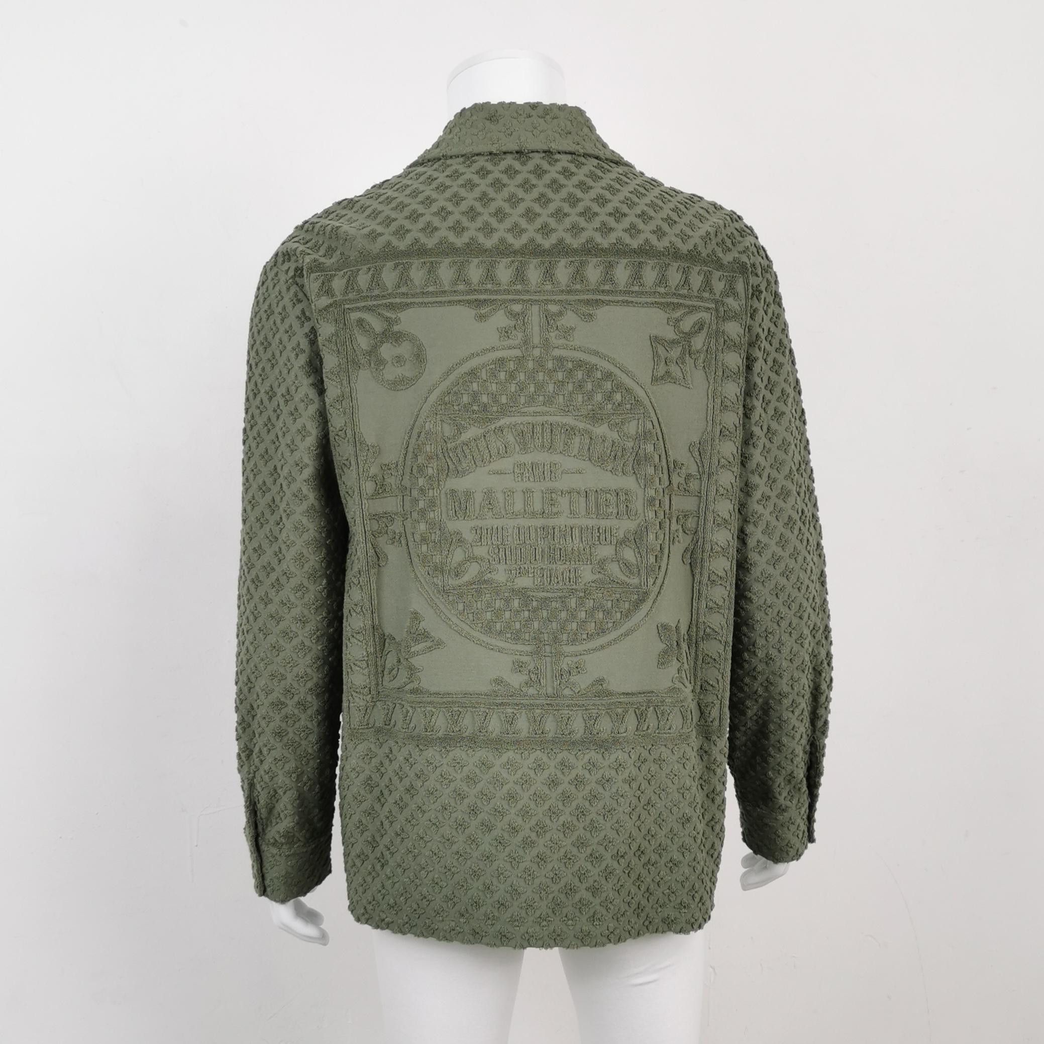 Louis Vuitton Louis Vuitton Monogram Toweling Button Up Shirt Size L Size US L / EU 52-54 / 3 - 2 Thumbnail