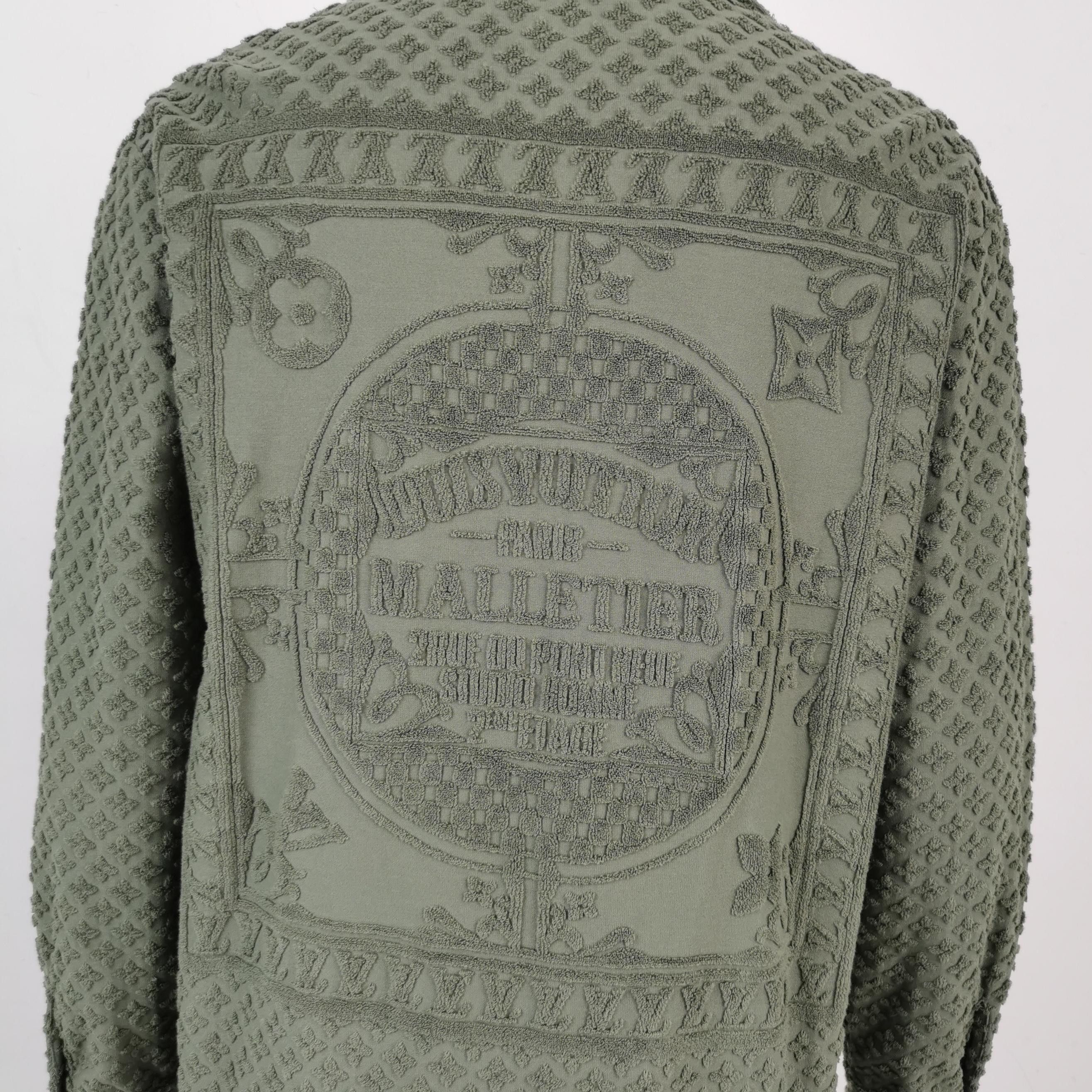 Louis Vuitton Louis Vuitton Monogram Toweling Button Up Shirt Size L Size US L / EU 52-54 / 3 - 4 Thumbnail