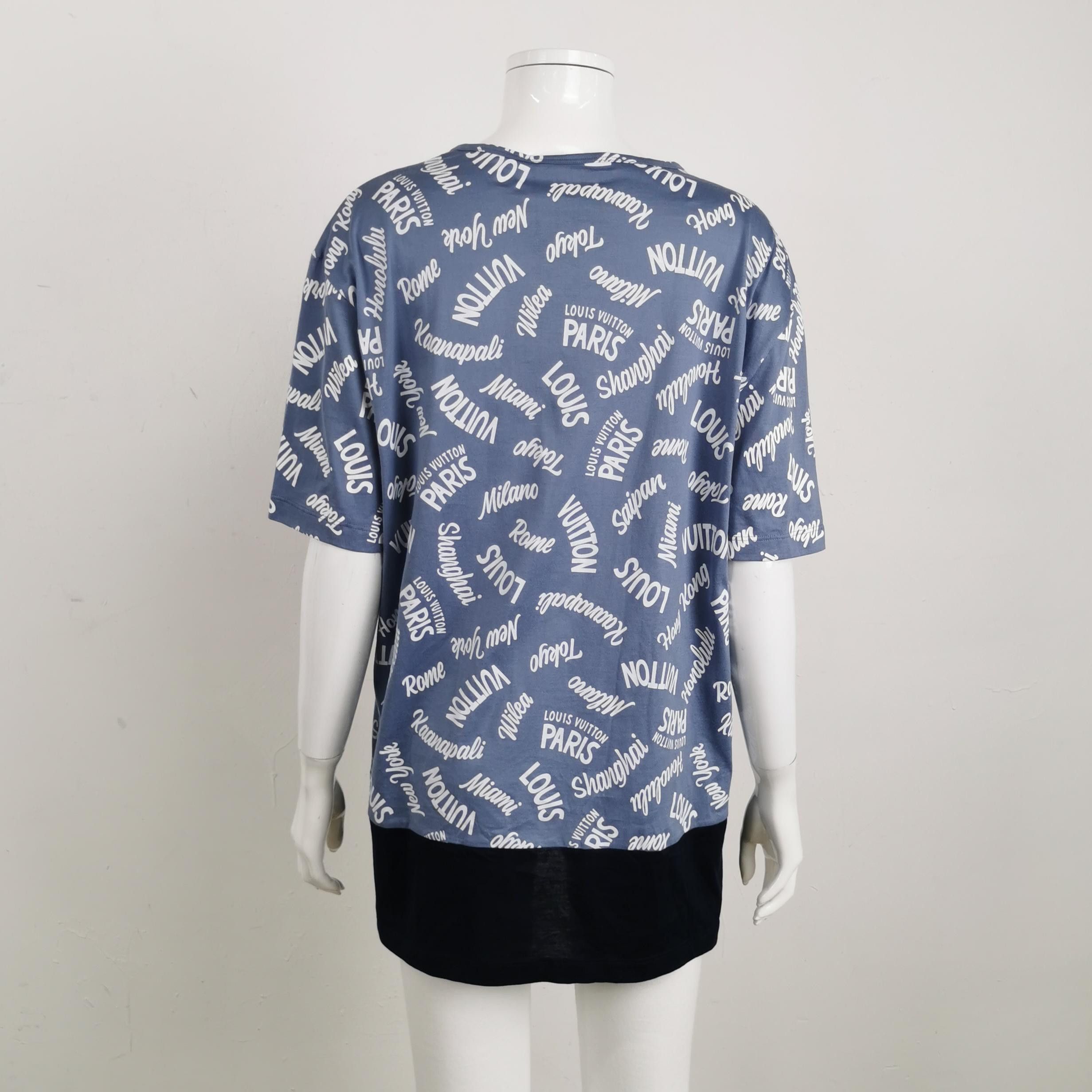Louis Vuitton Louis Vuitton Printed Cities V-Neck T-Shirt L Size US L / EU 52-54 / 3 - 2 Thumbnail