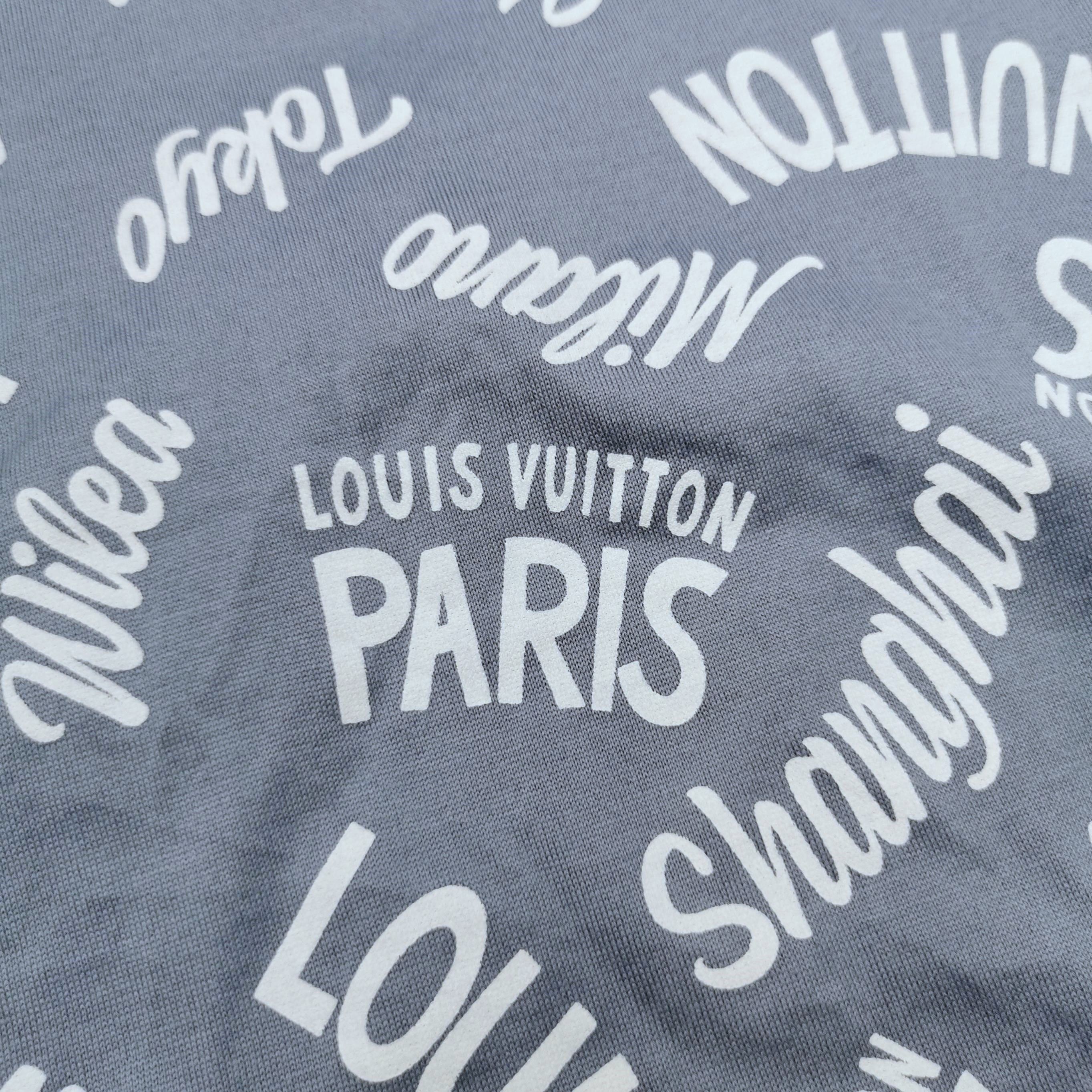 Louis Vuitton Louis Vuitton Printed Cities V-Neck T-Shirt L Size US L / EU 52-54 / 3 - 3 Thumbnail