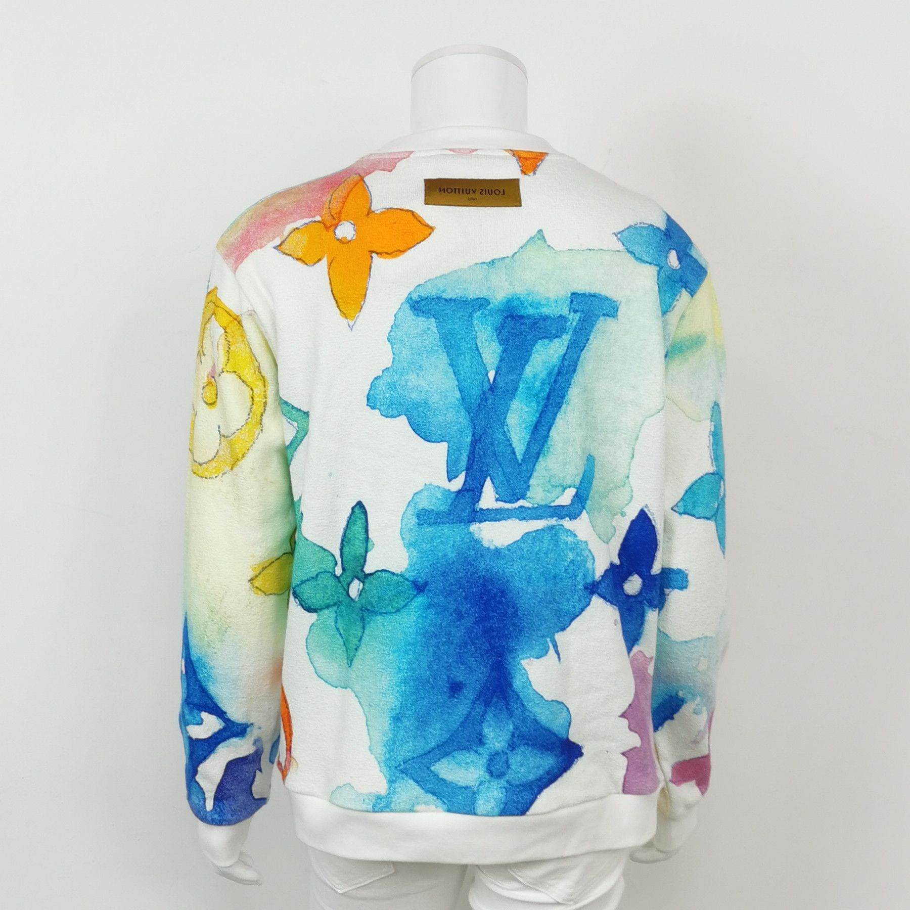 Louis Vuitton Louis Vuitton Watercolour Logo Sweatshirt L Size US L / EU 52-54 / 3 - 2 Thumbnail