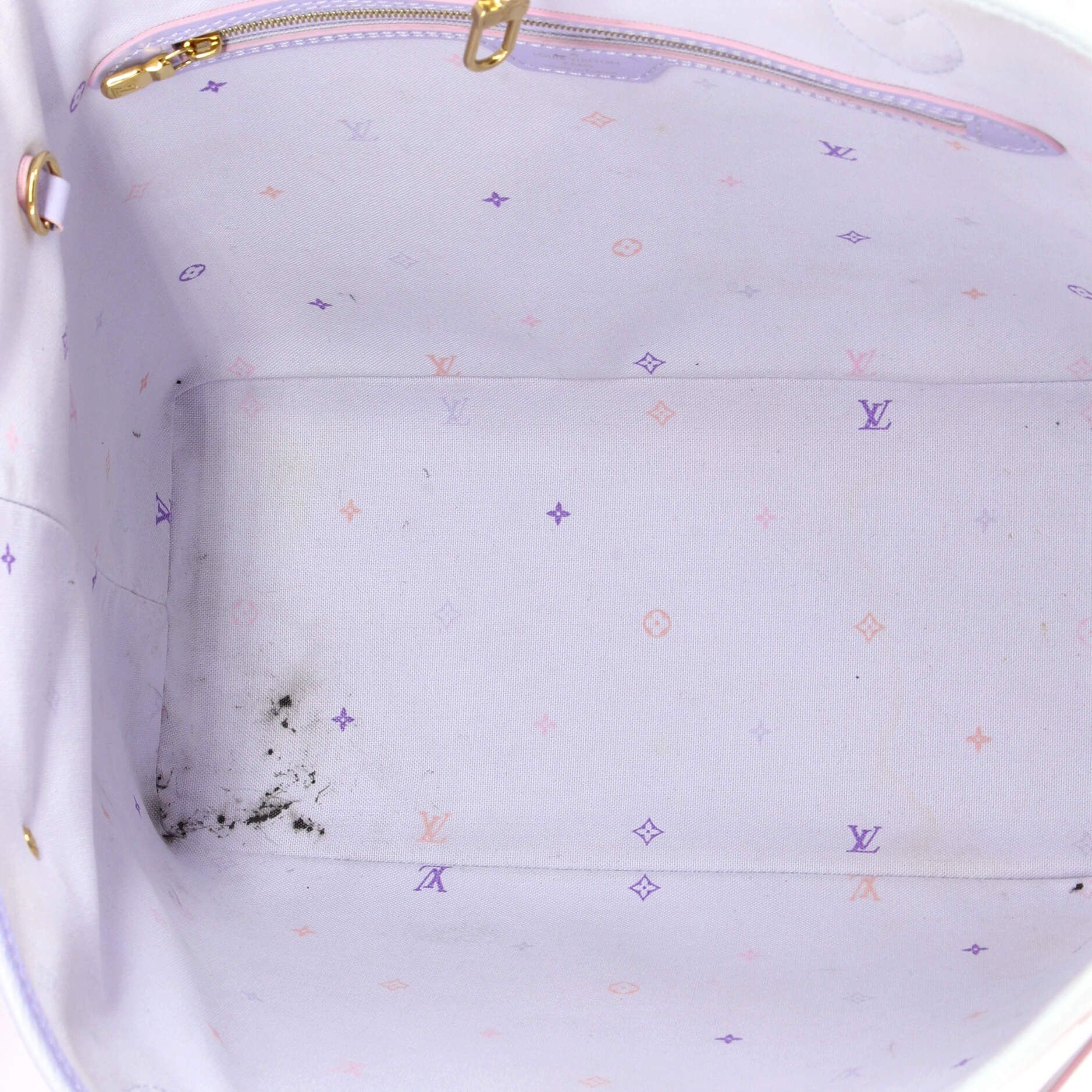 Louis Vuitton Neverfull nm tote spring in the city monogram giant canvas mm Size ONE SIZE - 4 Thumbnail