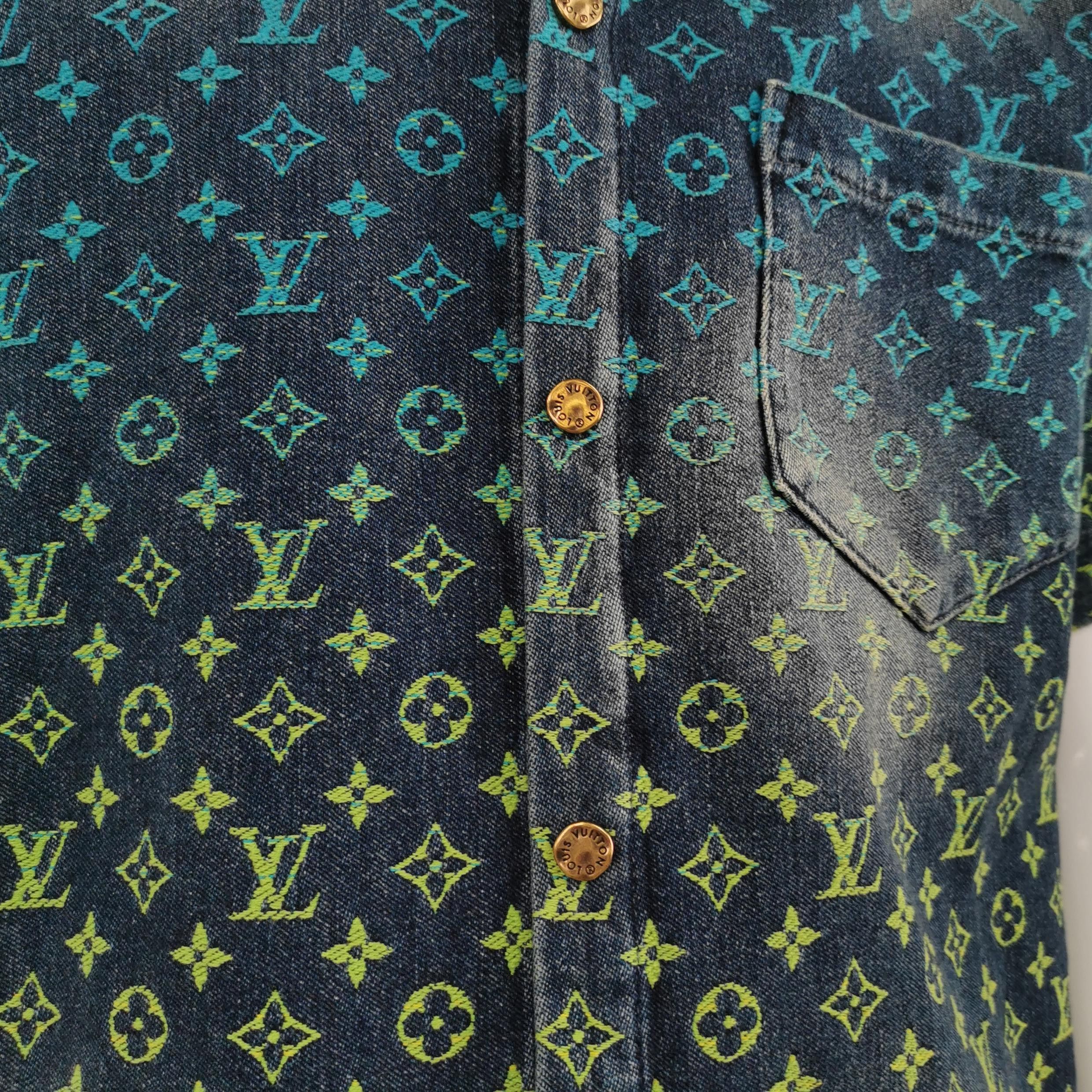 Louis Vuitton Louis Vuitton Monogram Gradient Denim Jacket Size XS Size US XS / EU 42 / 0 - 3 Thumbnail