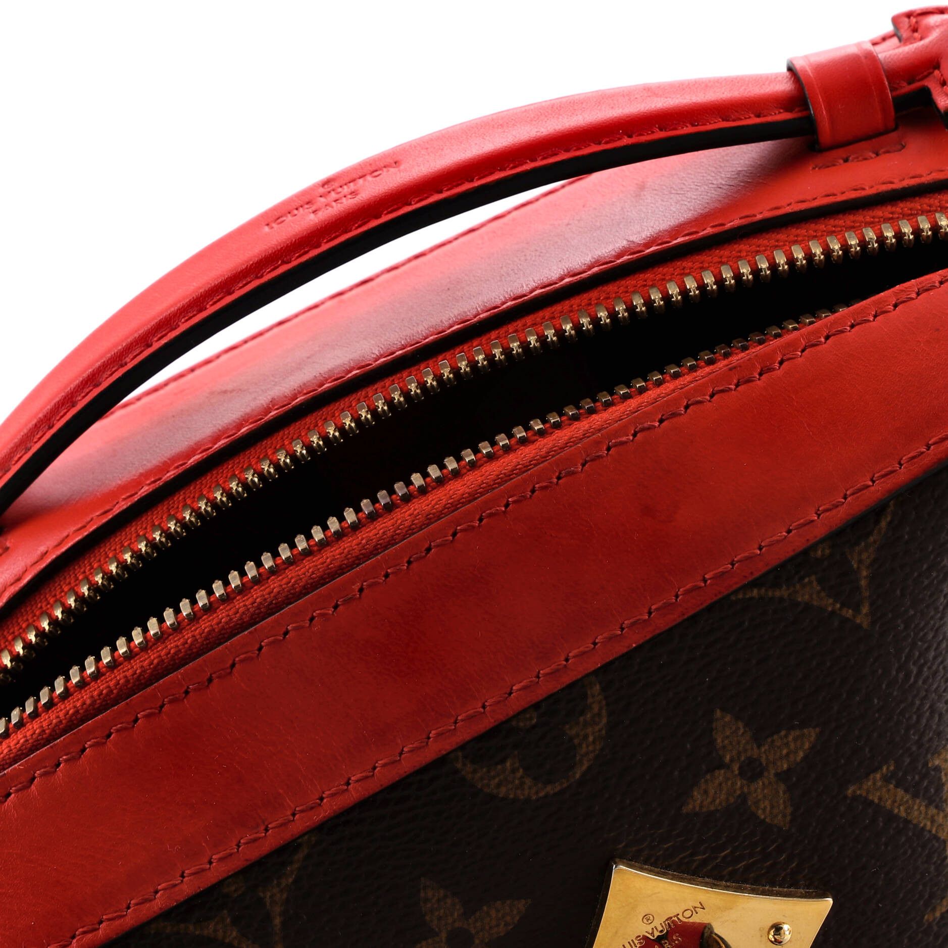 Louis Vuitton Saintonge handbag monogram canvas with leather Size ONE SIZE - 6 Thumbnail