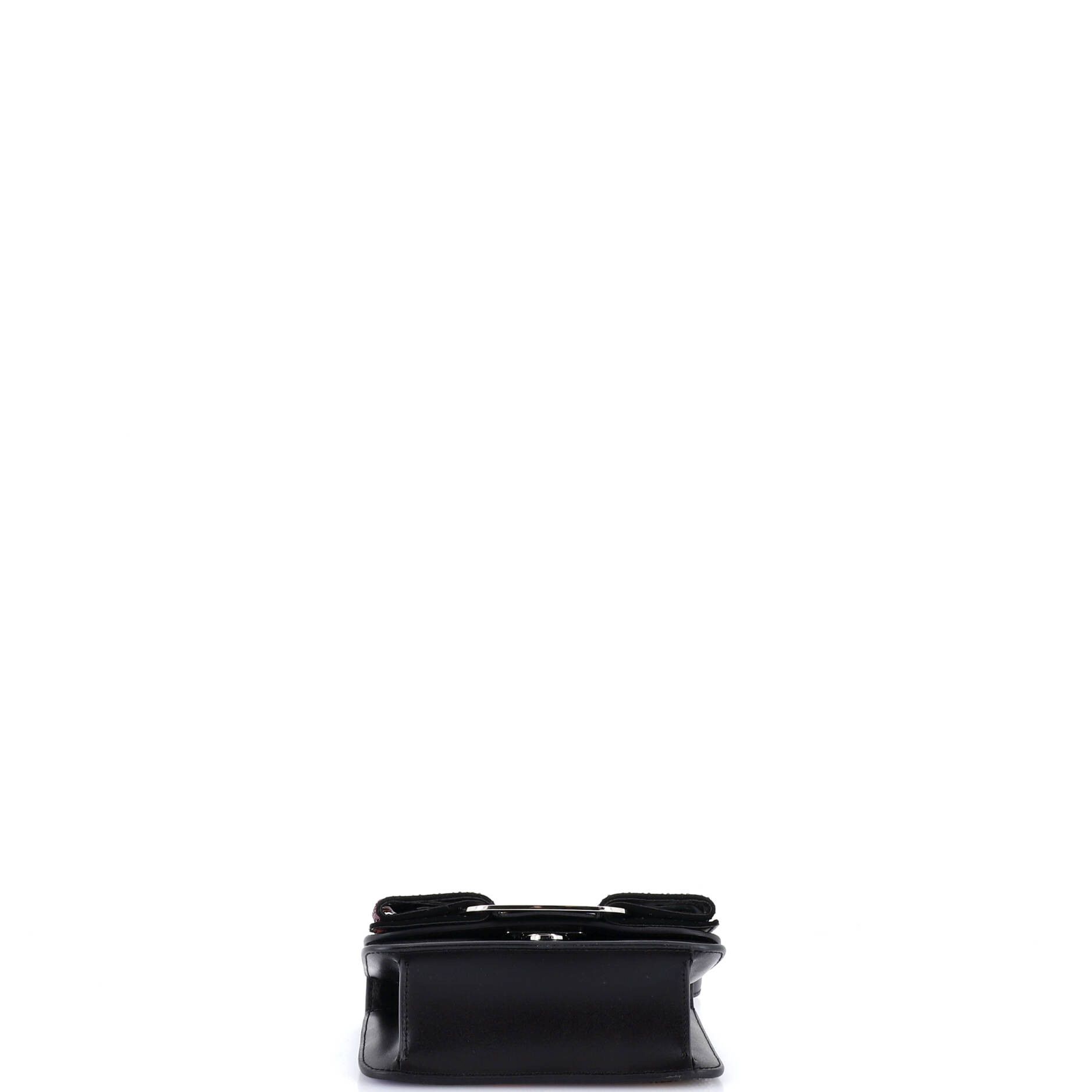 Salvatore Ferragamo Miss vara bow crossbody bag crystal embellished leather mini Size ONE SIZE - 3 Thumbnail