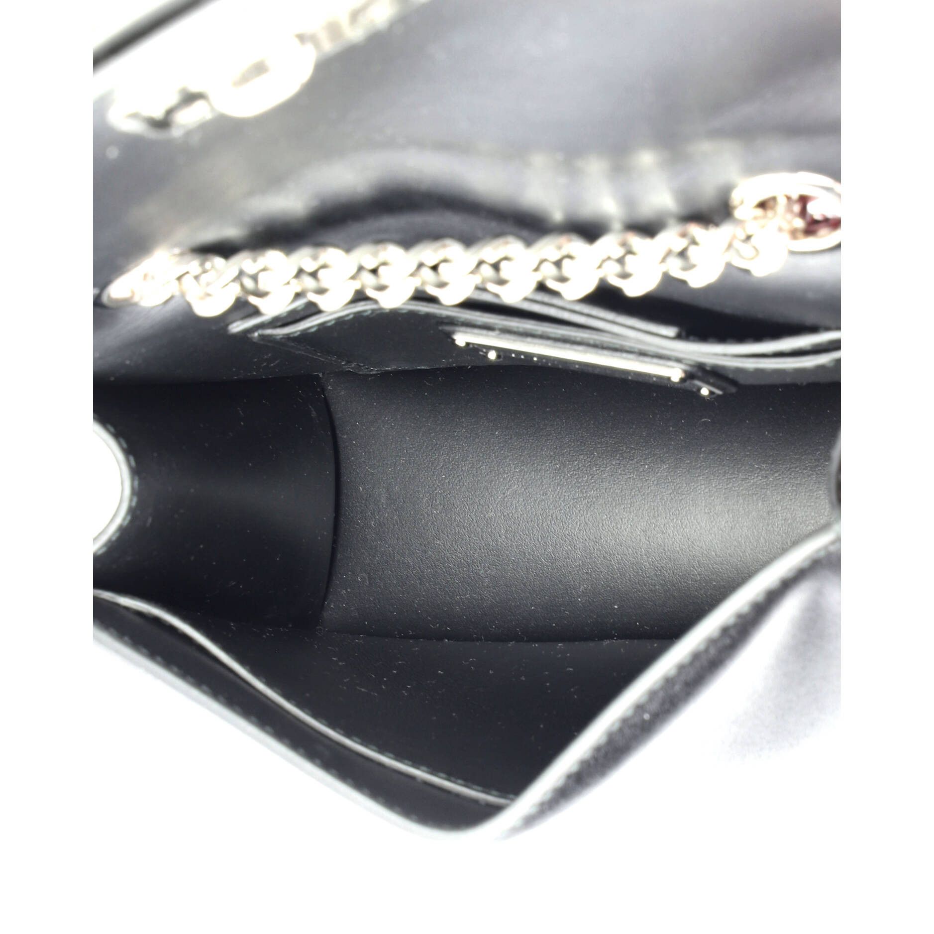 Salvatore Ferragamo Miss vara bow crossbody bag crystal embellished leather mini Size ONE SIZE - 4 Thumbnail