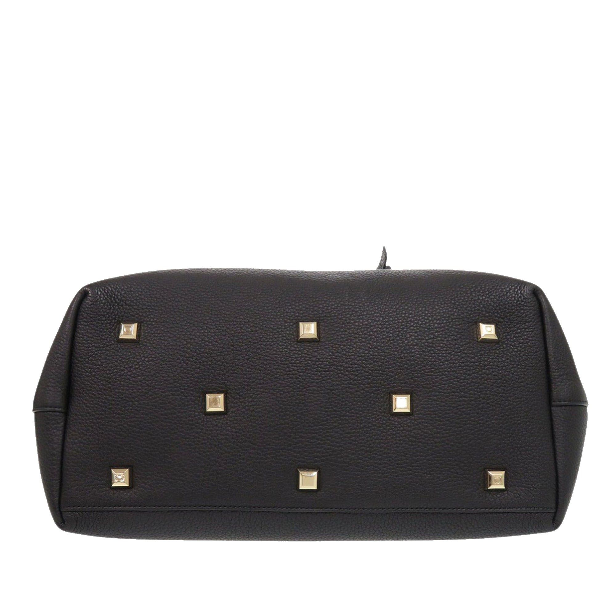 Salvatore Ferragamo Grained Calfskin Studded Gancini Tote Size ONE SIZE - 3 Thumbnail