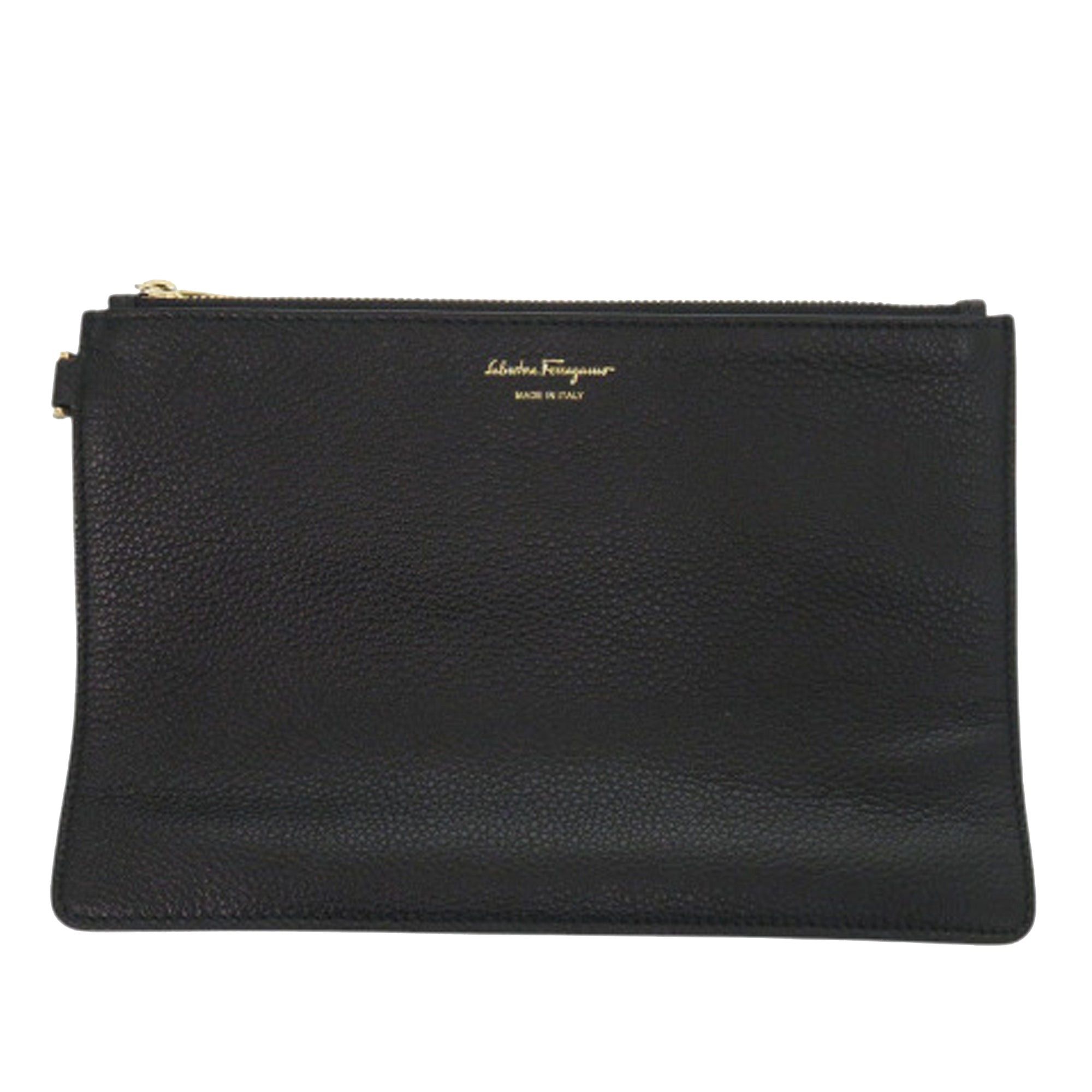 Salvatore Ferragamo Grained Calfskin Studded Gancini Tote Size ONE SIZE - 14 Thumbnail