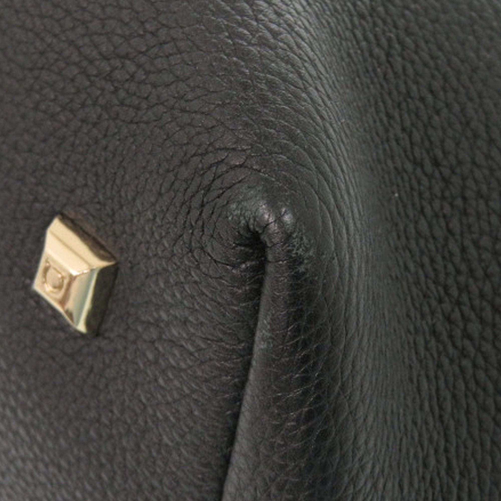 Salvatore Ferragamo Grained Calfskin Studded Gancini Tote Size ONE SIZE - 10 Thumbnail