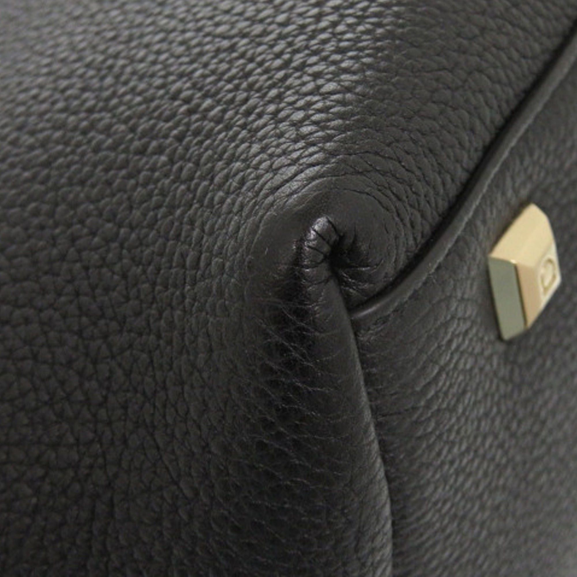 Salvatore Ferragamo Grained Calfskin Studded Gancini Tote Size ONE SIZE - 13 Thumbnail