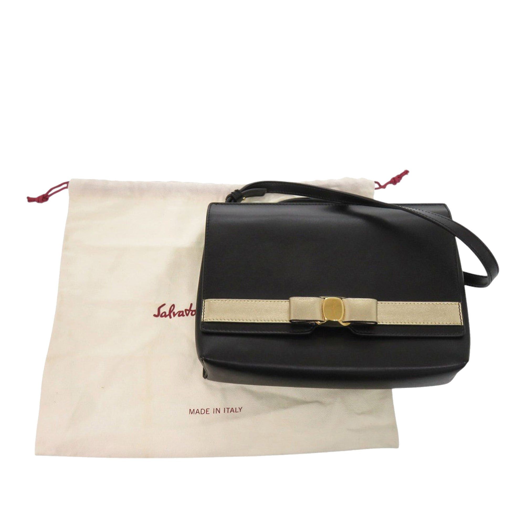 Salvatore Ferragamo Leather Vara Bow Crossbody Size ONE SIZE - 15 Thumbnail