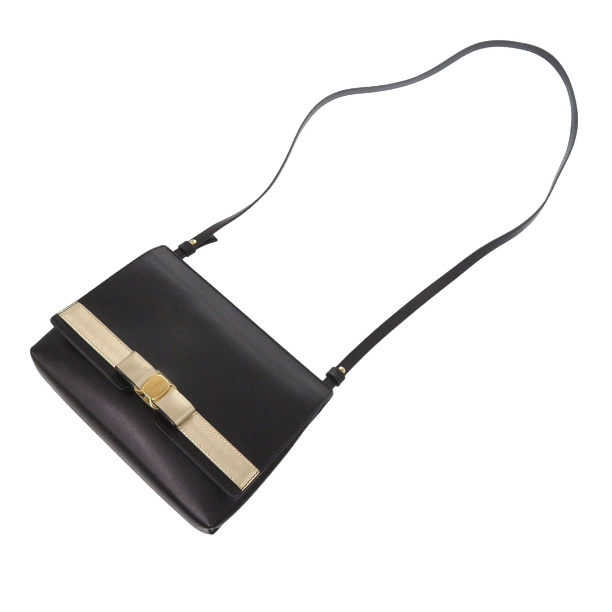 Salvatore Ferragamo Leather Vara Bow Crossbody Size ONE SIZE - 14 Thumbnail