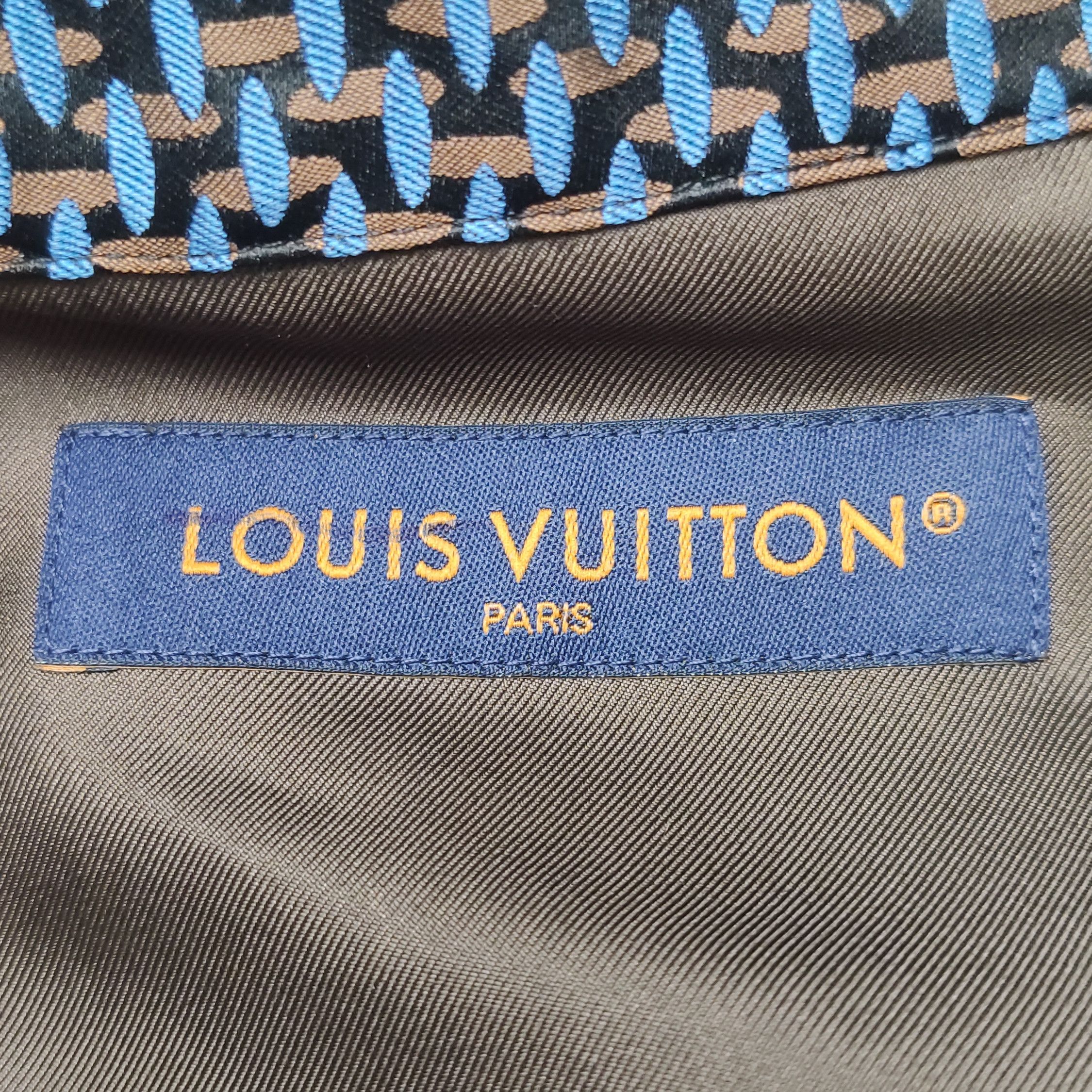 Louis Vuitton Louis Vuitton Damier Silk Pyjama Shirt Size S Size US S / EU 44-46 / 1 - 10 Thumbnail