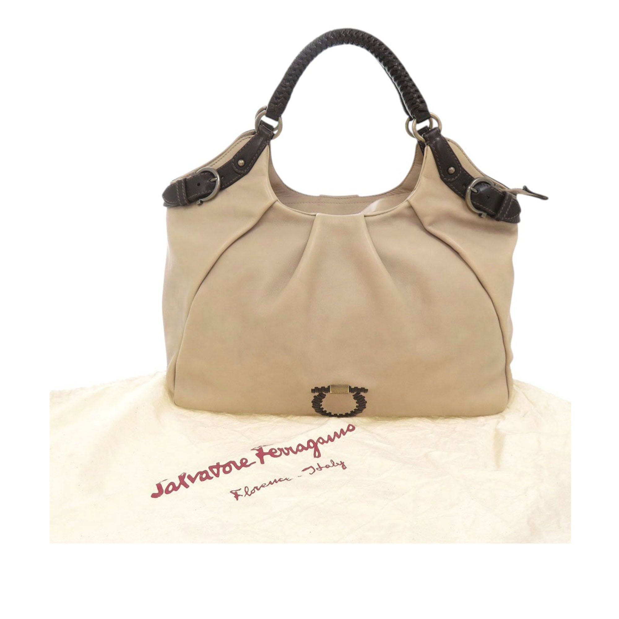 Salvatore Ferragamo Leather Gancini Tote Size ONE SIZE - 22 Thumbnail
