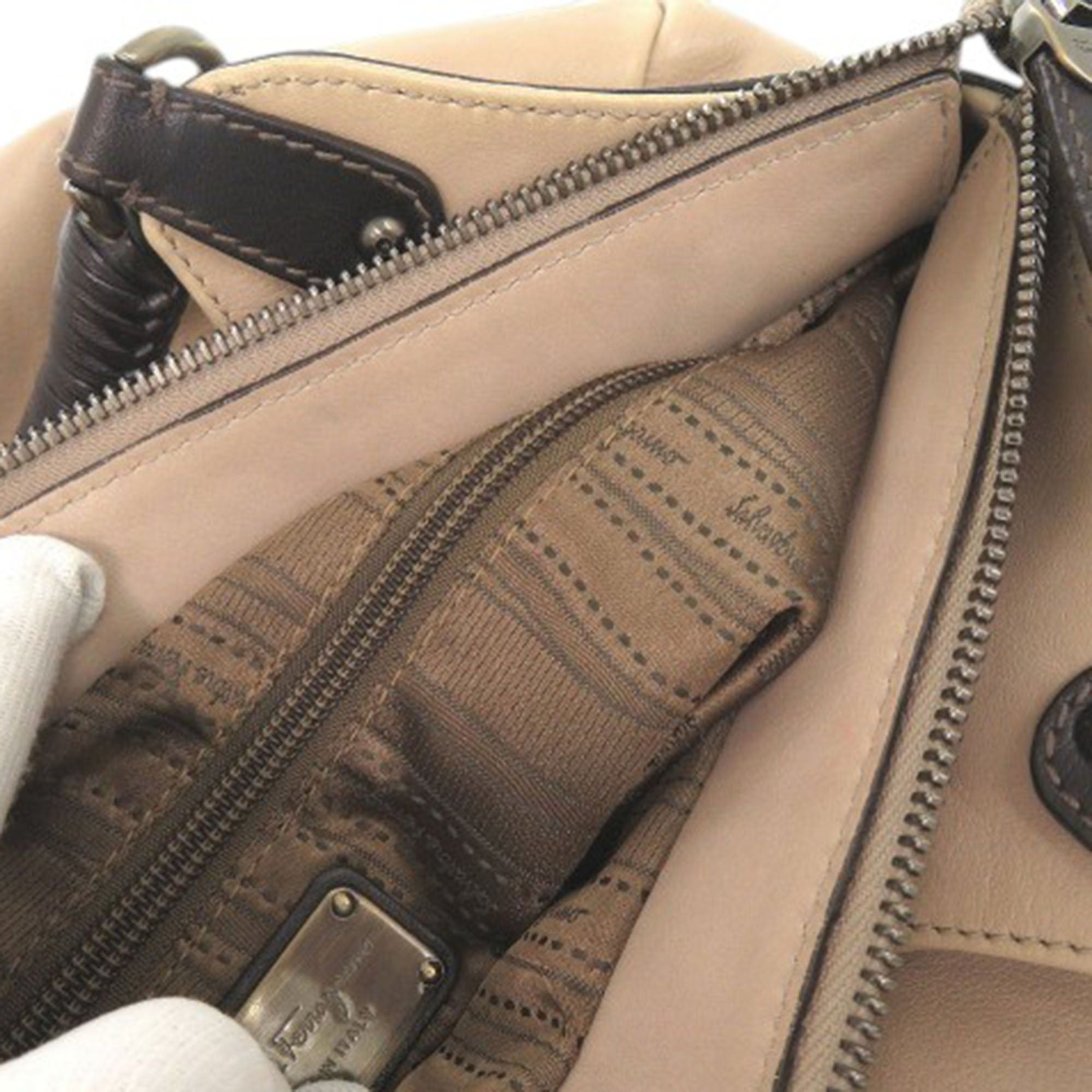 Salvatore Ferragamo Leather Gancini Tote Size ONE SIZE - 8 Thumbnail