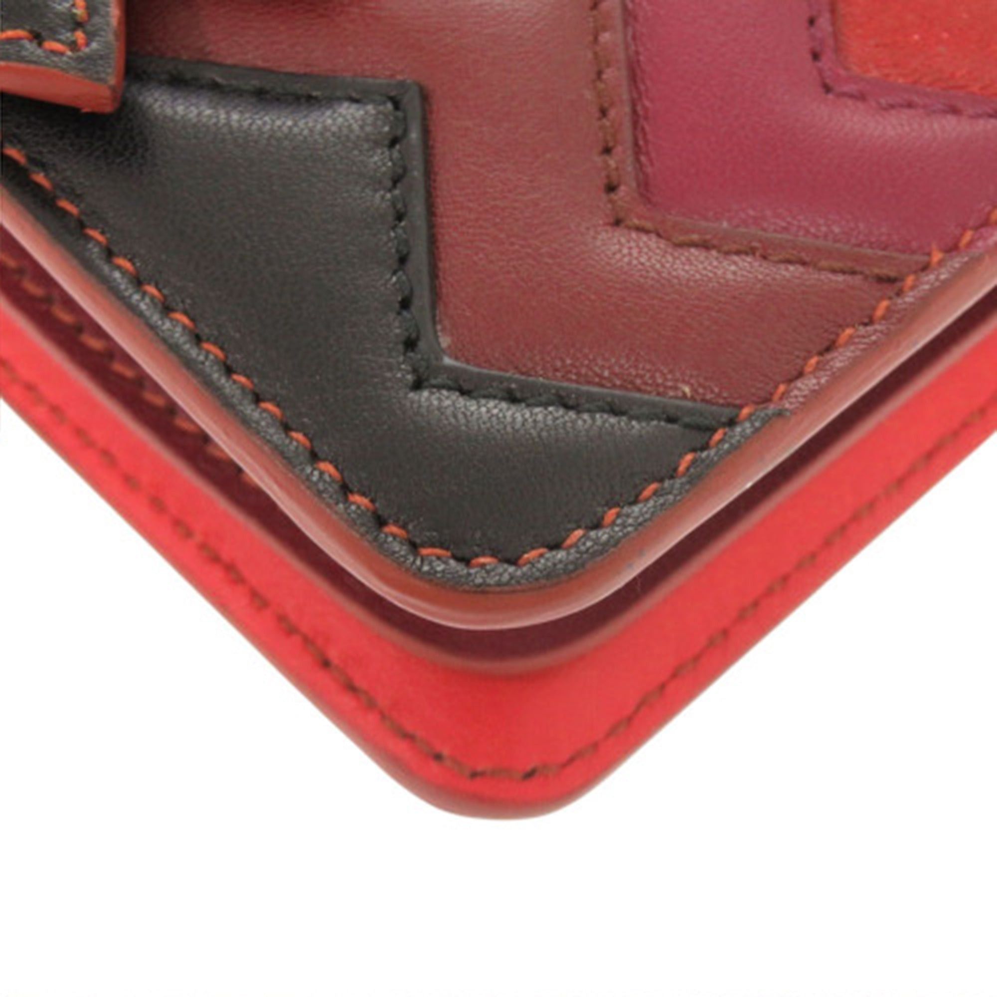 Salvatore Ferragamo Sara Battaglia Mini Leather Zigzag Gancini Crossbody Size ONE SIZE - 14 Thumbnail