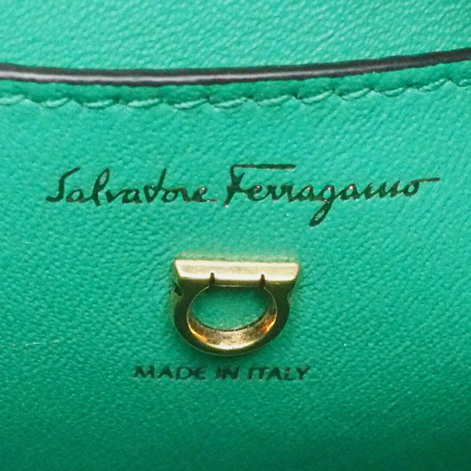 Salvatore Ferragamo Small Leather Trifolio Shoulder Bag Size ONE SIZE - 4 Thumbnail