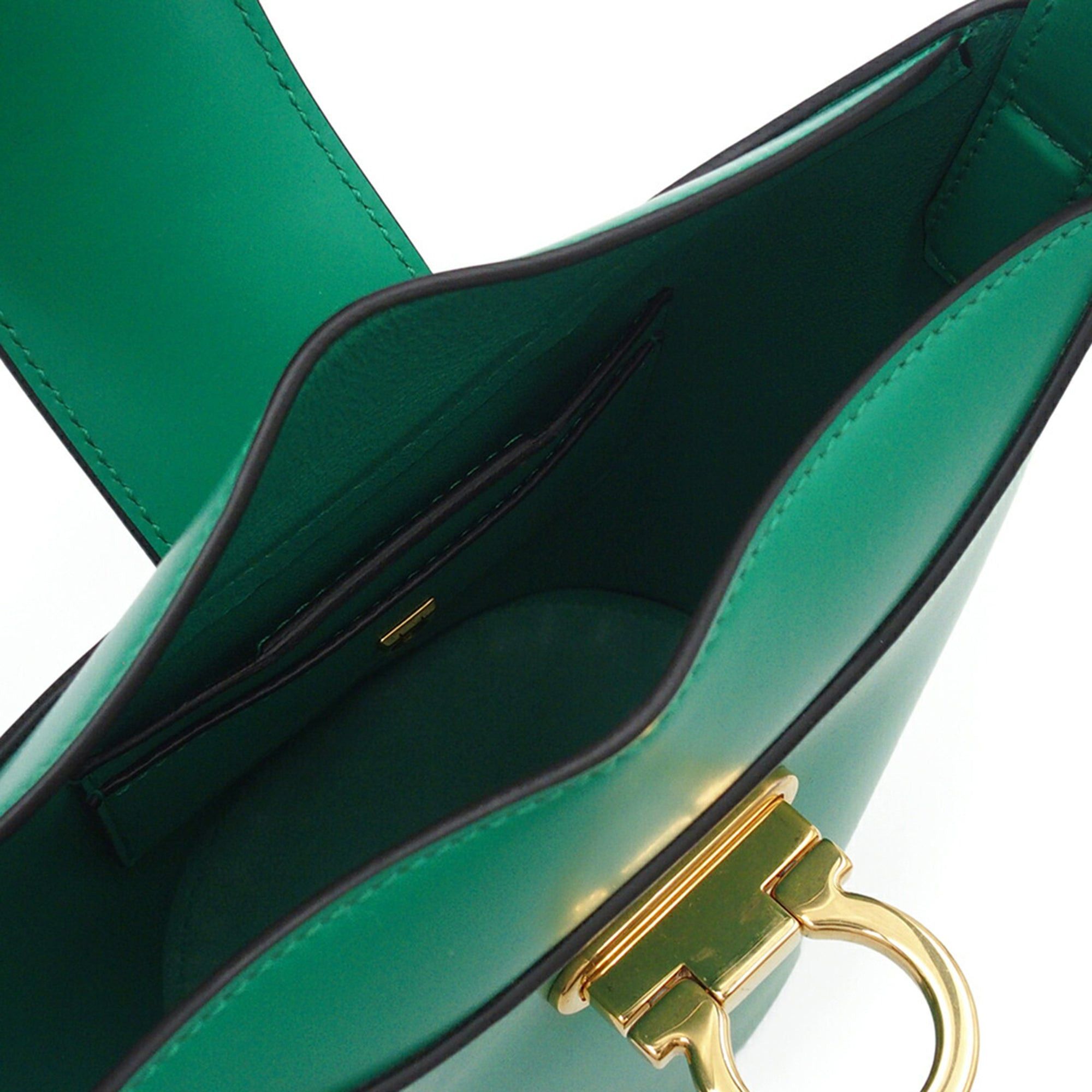 Salvatore Ferragamo Small Leather Trifolio Shoulder Bag Size ONE SIZE - 3 Thumbnail