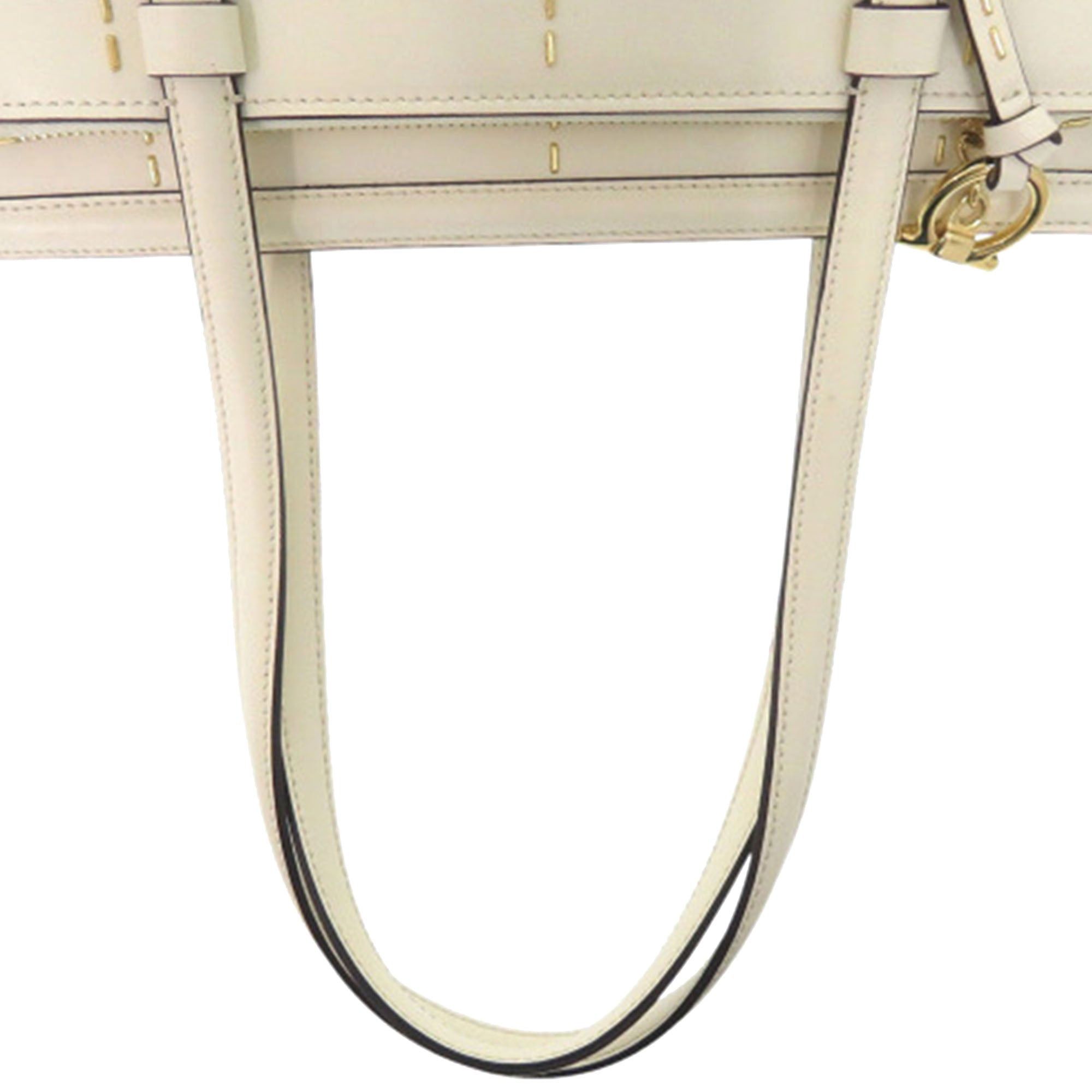 Salvatore Ferragamo Medium Stitched Leather Amy Tote Size ONE SIZE - 22 Thumbnail