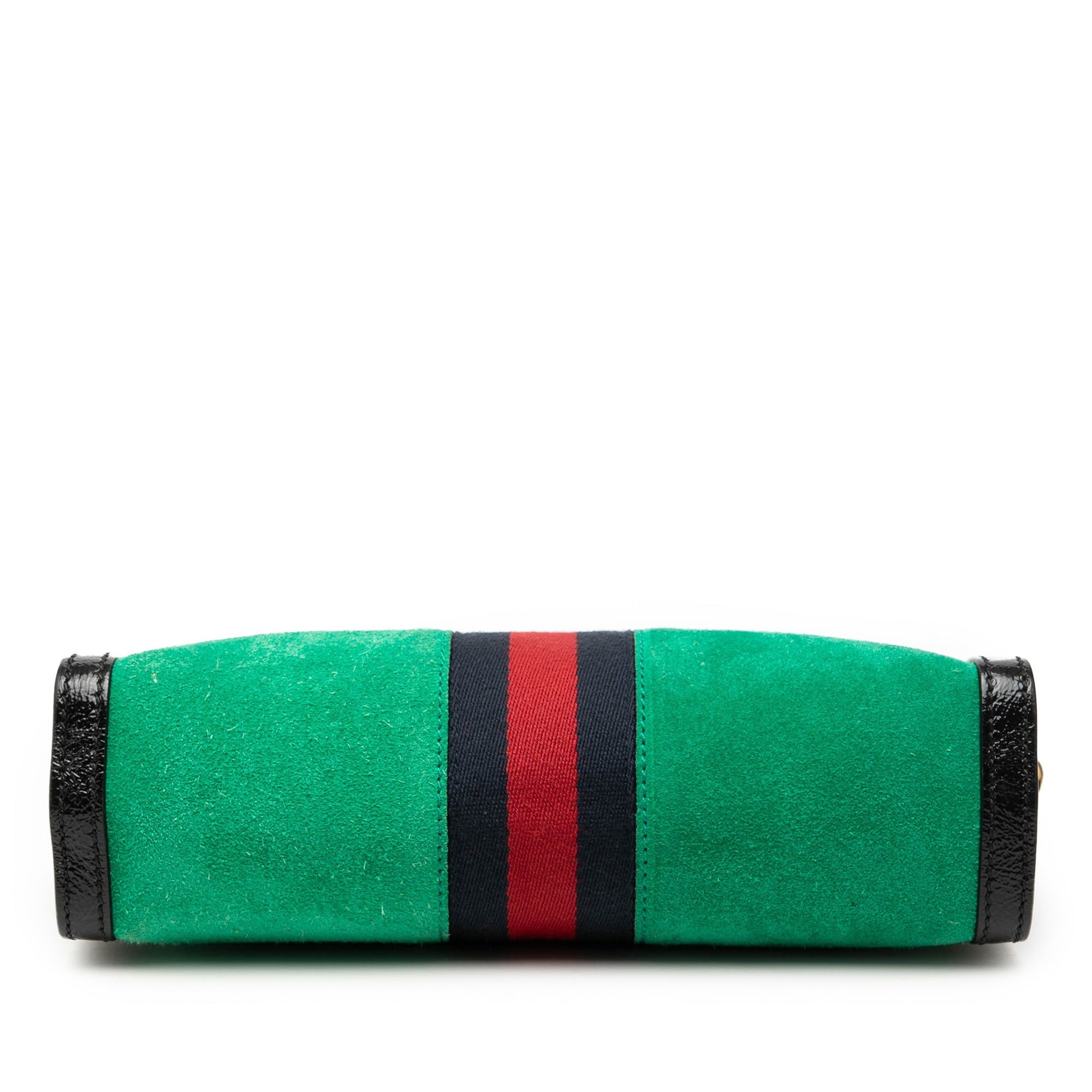 Gucci Small Suede Web Ophidia Chain Crossbody Size ONE SIZE - 3 Thumbnail