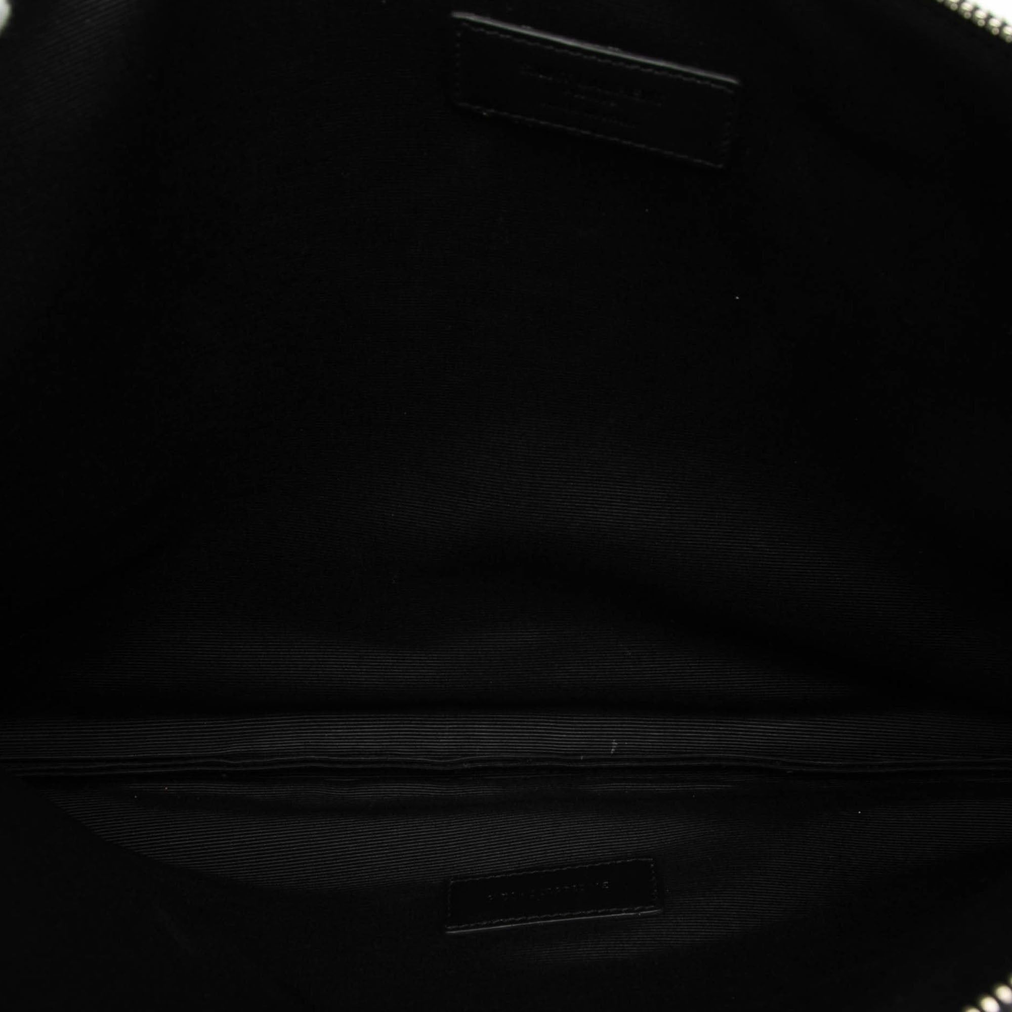 Saint Laurent Paris Grain De Poudre Zip Document Holder Size ONE SIZE - 4 Thumbnail