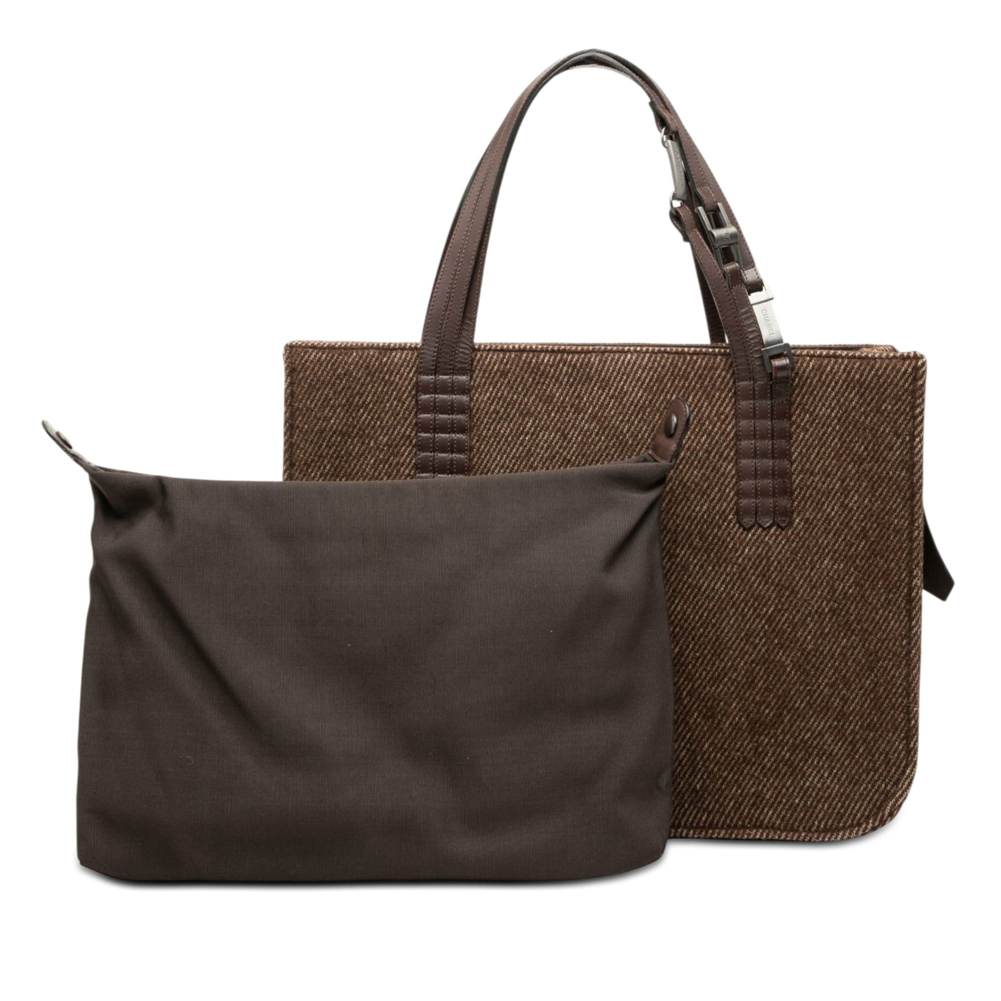 Chanel Wool Felt Tote Size ONE SIZE - 8 Thumbnail